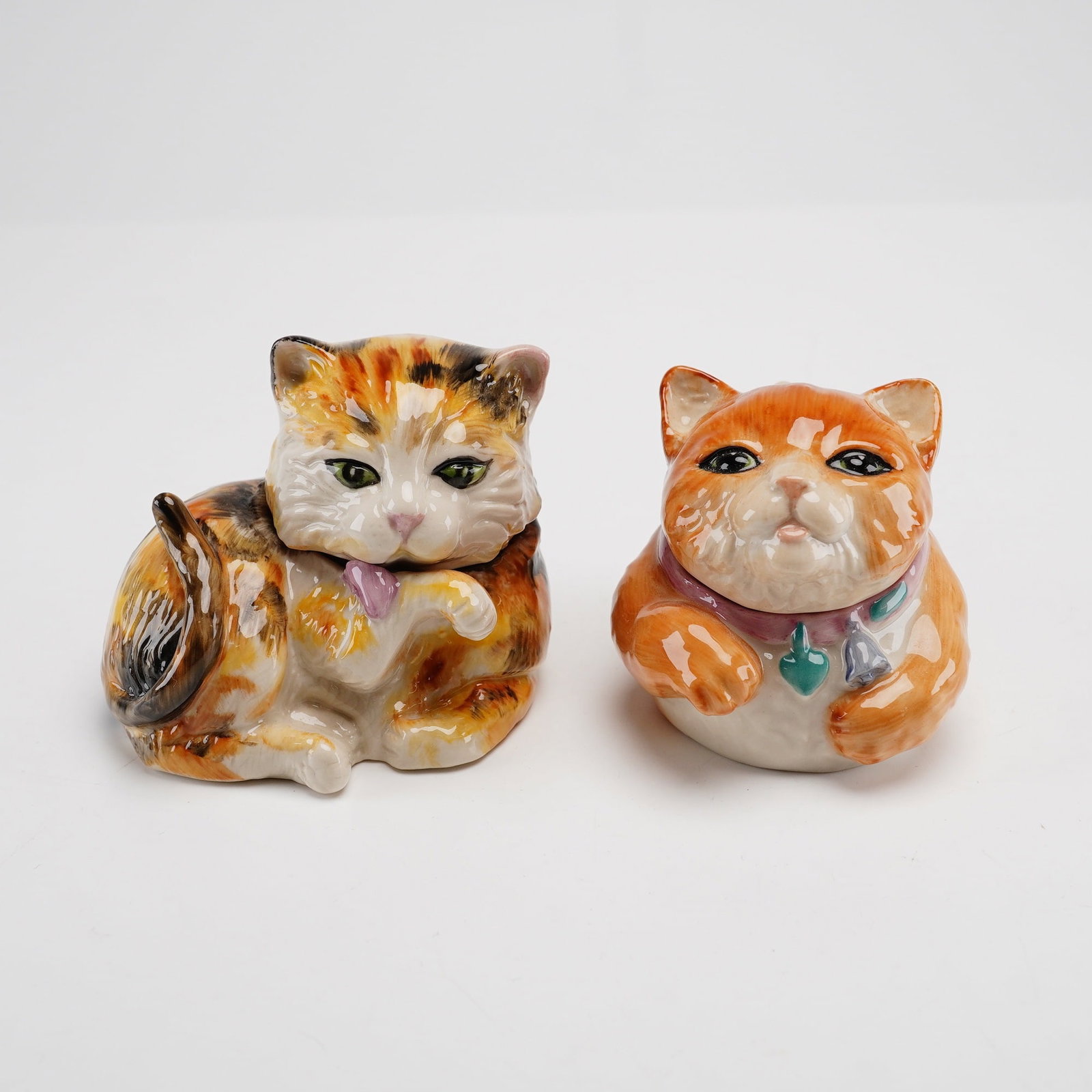 Two Kevin Francis Face Pots Featuring Miss Luciano and a 2004 First Trial Calico Cat (1 of 4)