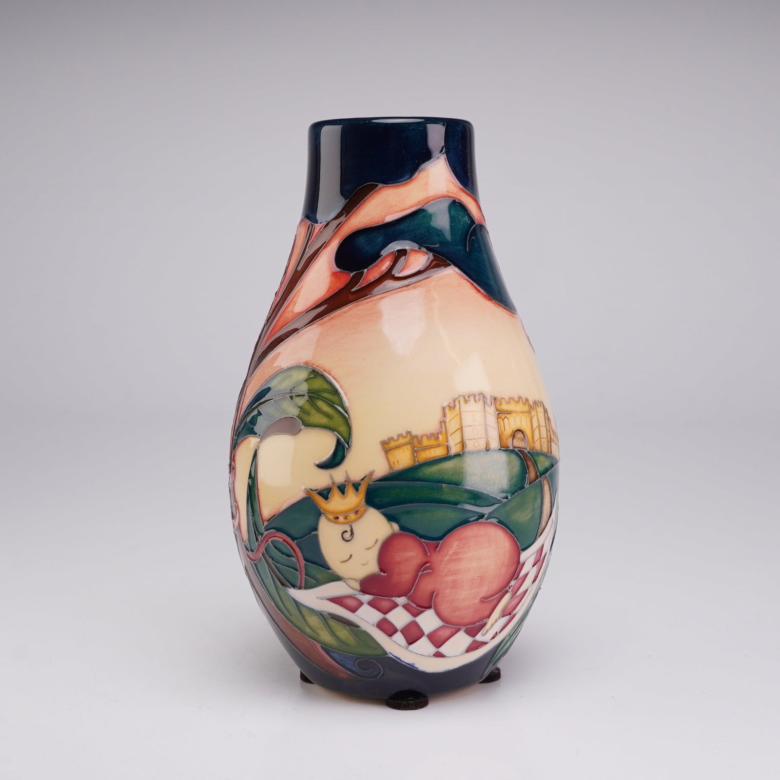 Moorcroft Pottery by Paul Hilditch Trial Vase, A Royal Arrival 2013 (1 of 3)