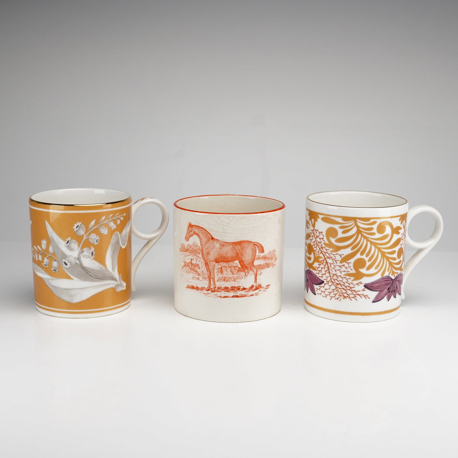 3pc Wedgwood Archive and Equestrian Mugs (1 of 4)