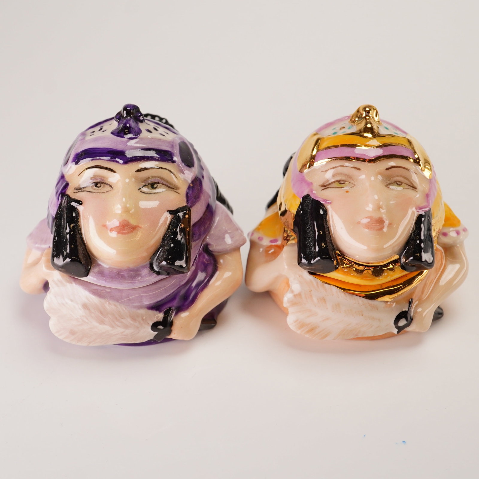 2pc Kevin Francis Face Pots, Cleopatra (1 of 5)