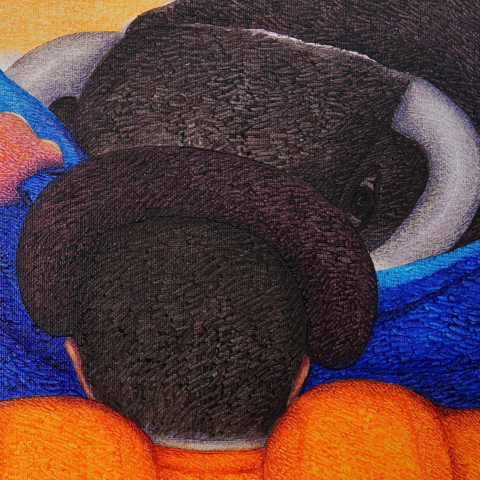 Ernesto Gutierrez (Peruvian, b. 1941), Oil on Jute, El Torero - 2