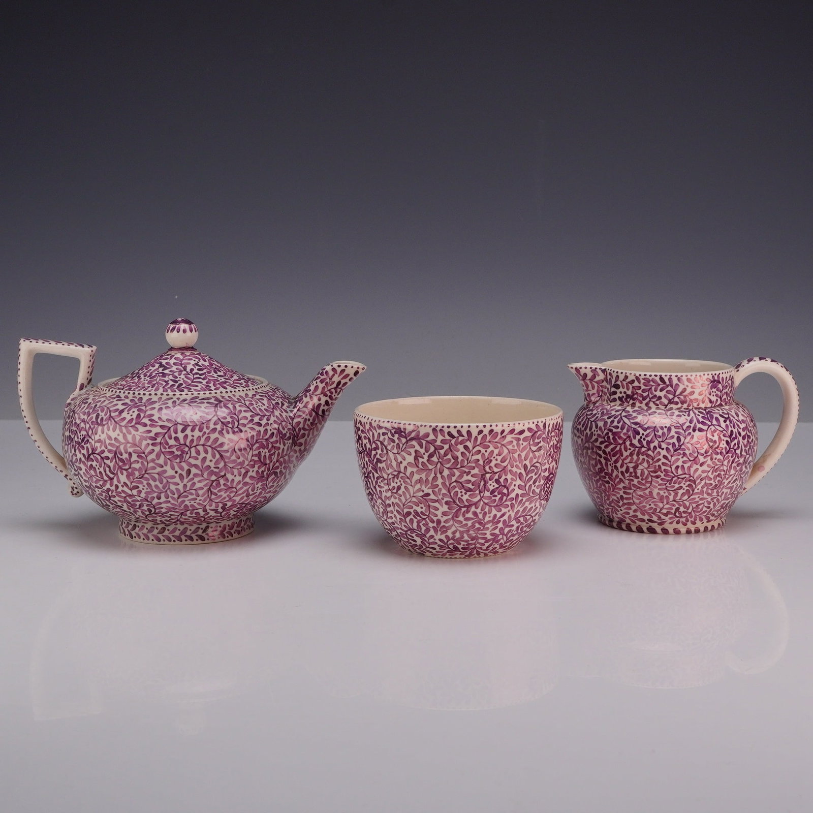 3pc Piece Burleigh Pottery Grouping (1 of 3)