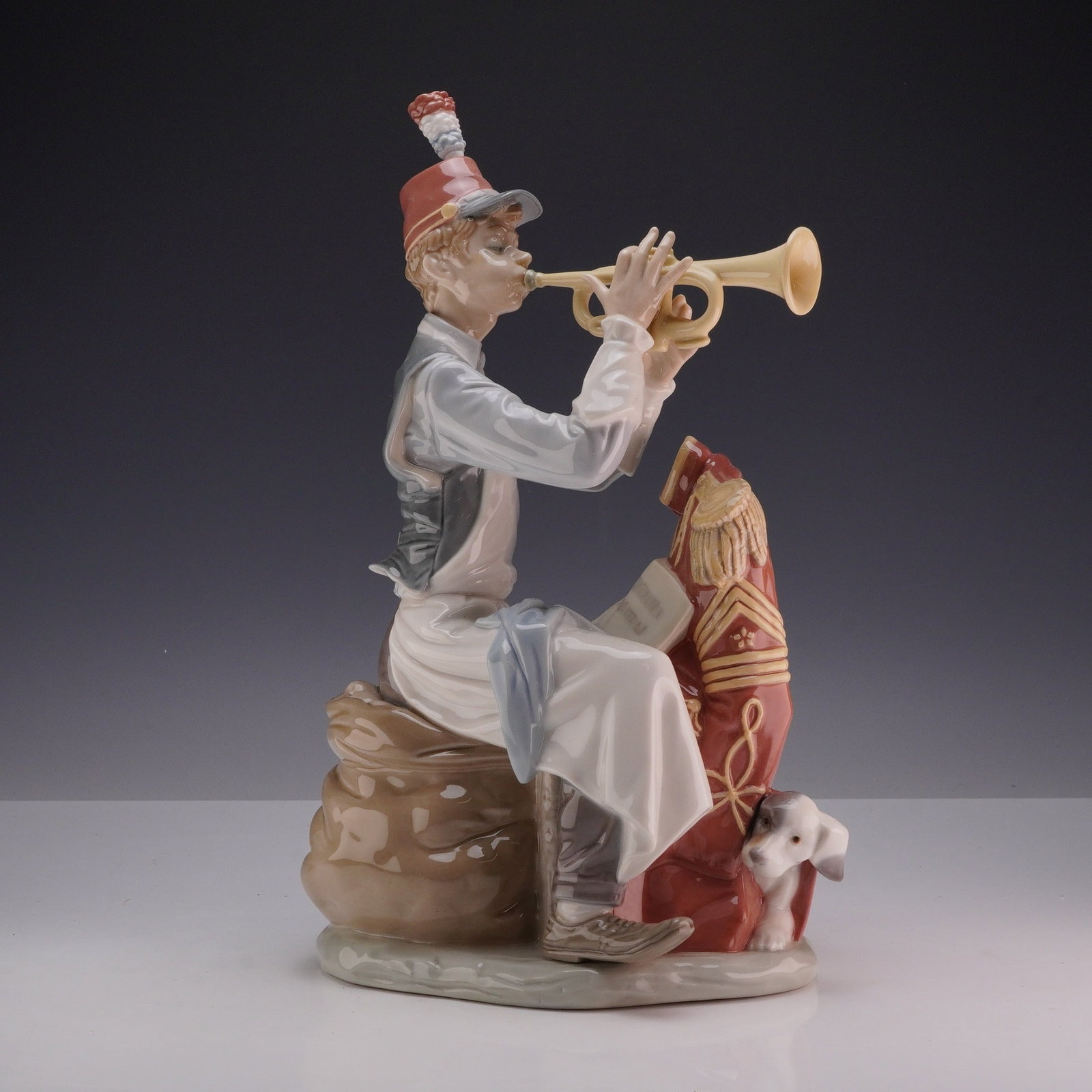 Lladro Norman Rockwell Porcelain Figurine Practice Makes Perfect 01001408 (1 of 3)