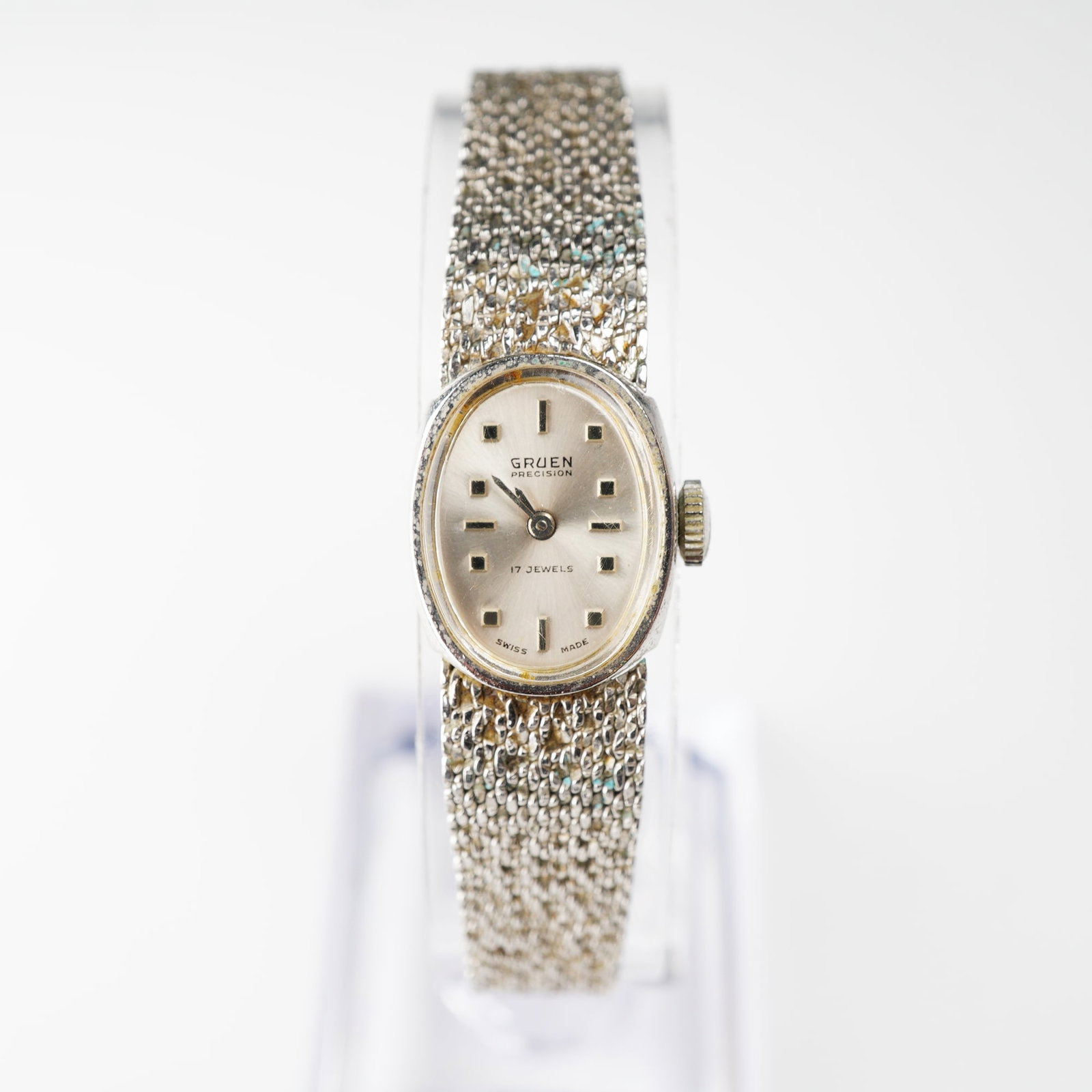 Gruen Precision 17 Jewels Women's Manual Wind Wristwatch ca. 1950 (1 of 4)