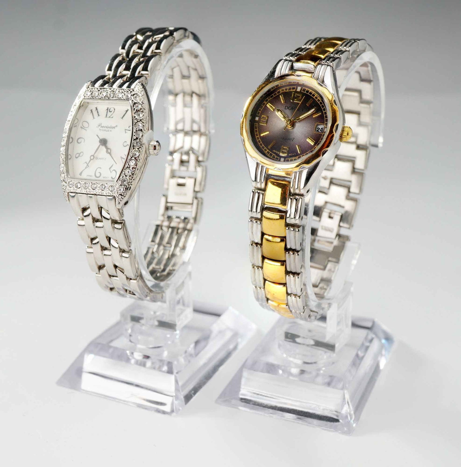 Two Women's Wristwatches, Gruen Precision and Dorset Quartz (1 of 5)