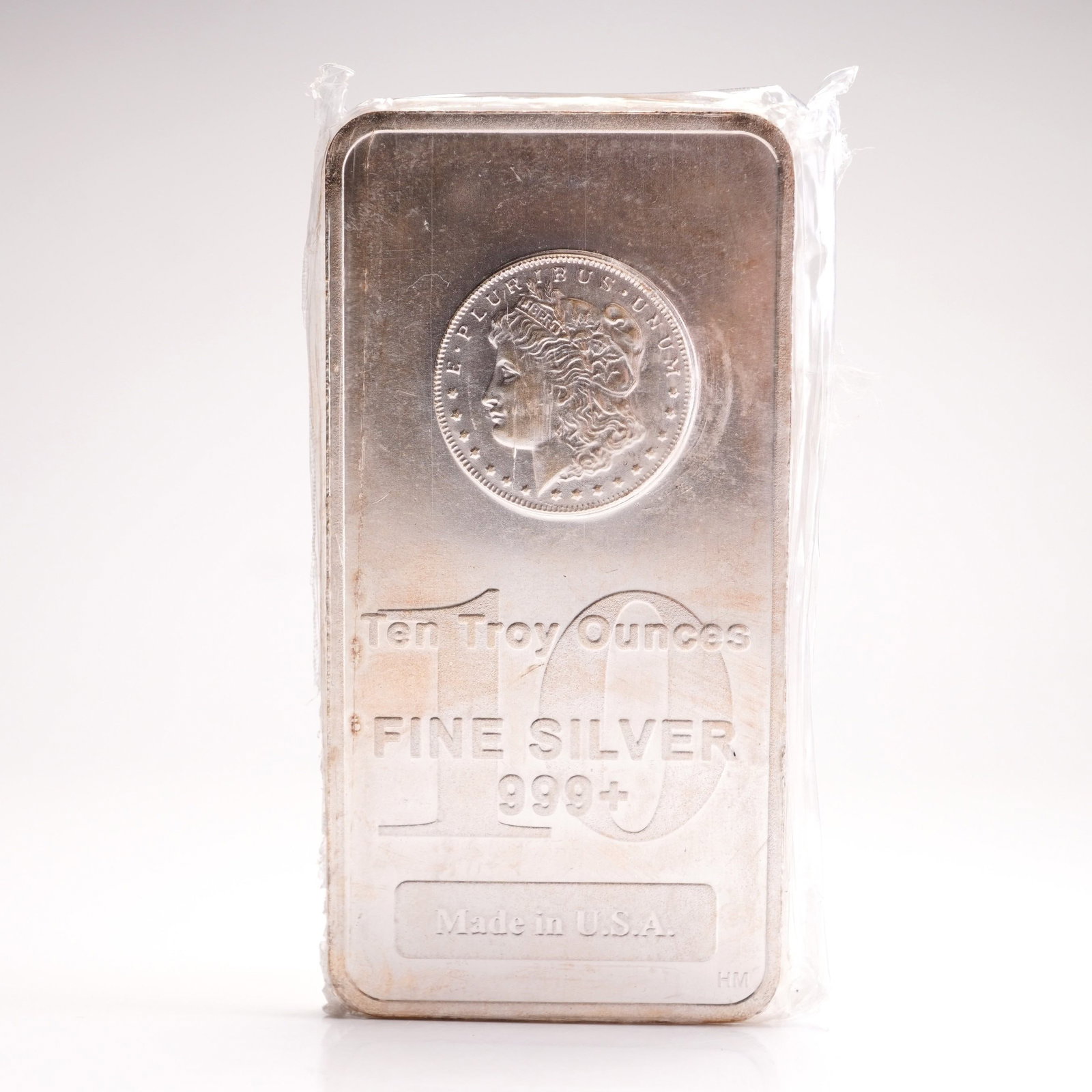 U.S. Morgan Ten Troy Ounces Fine Silver Bar (1 of 3)