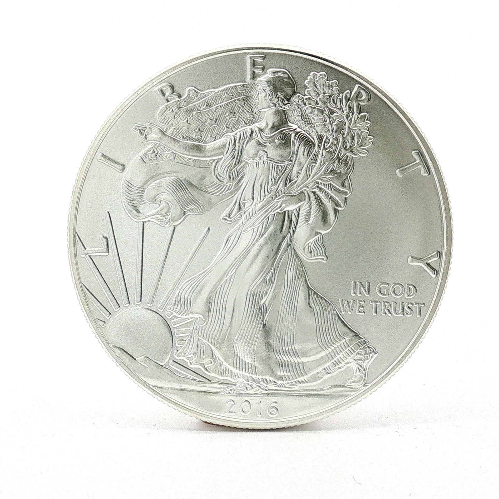 2016 U.S. American Silver One Dollar Eagle Coin (1 of 2)