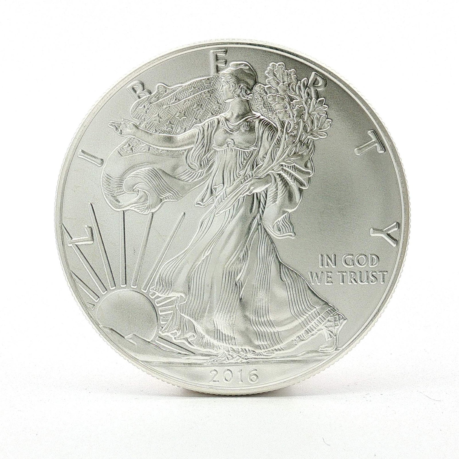 2016 U.S. American Silver One Dollar Eagle Coin (1 of 2)