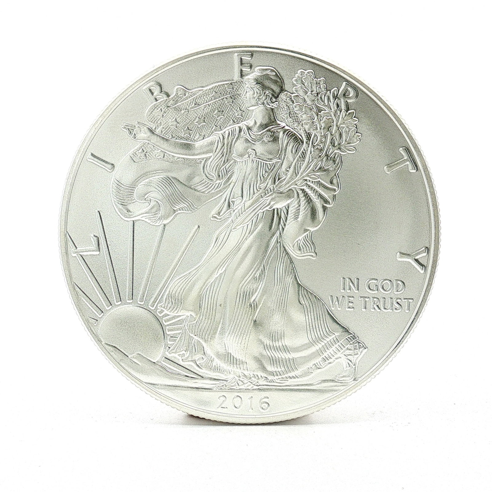 2016 U.S. American Silver One Dollar Eagle Coin (1 of 2)