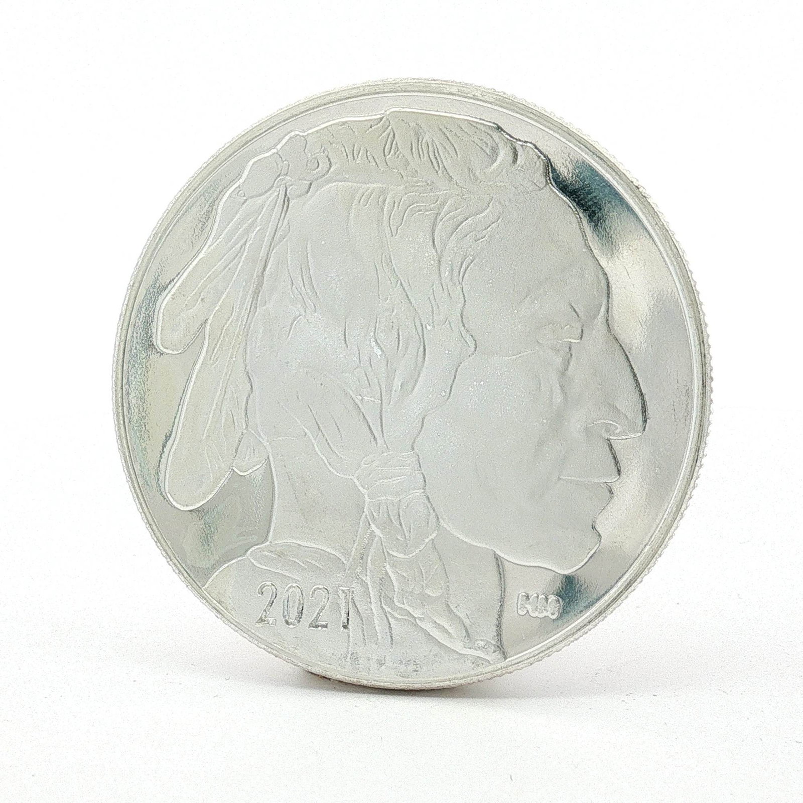 2021 Highland Mint 1 Troy Ounce Silver Bullion Round Coin (1 of 2)