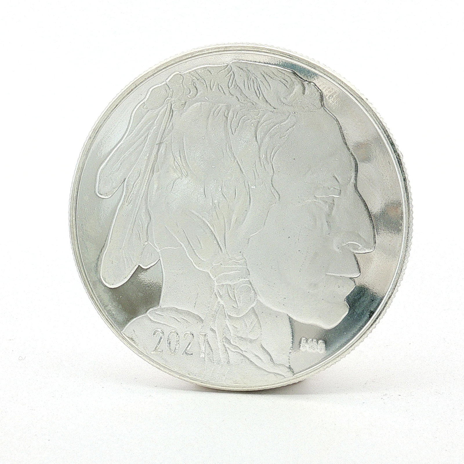 2021 Highland Mint 1 Troy Ounce Silver Bullion Round Coin (1 of 2)