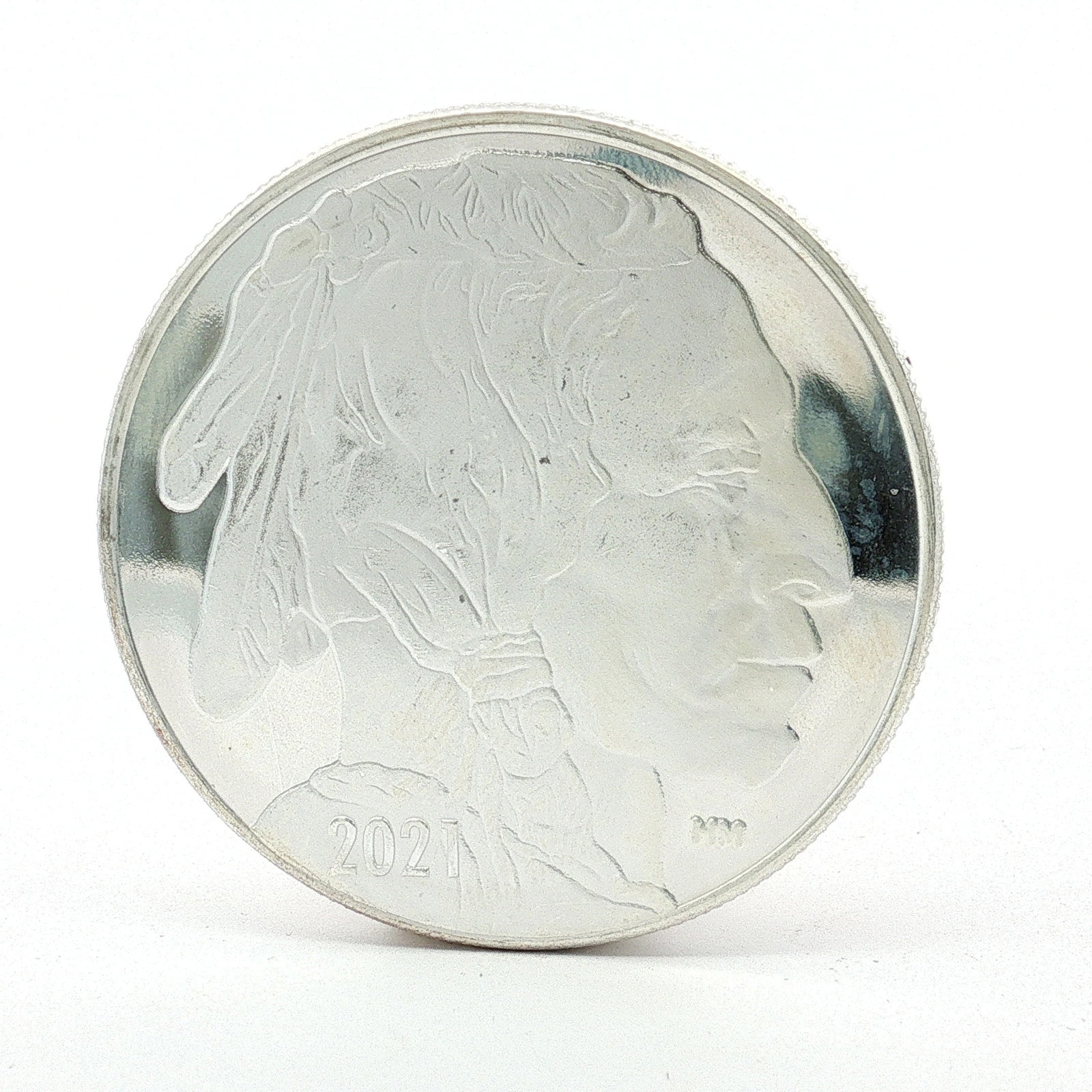 2021 Highland Mint 1 Troy Ounce Silver Bullion Round Coin (1 of 2)
