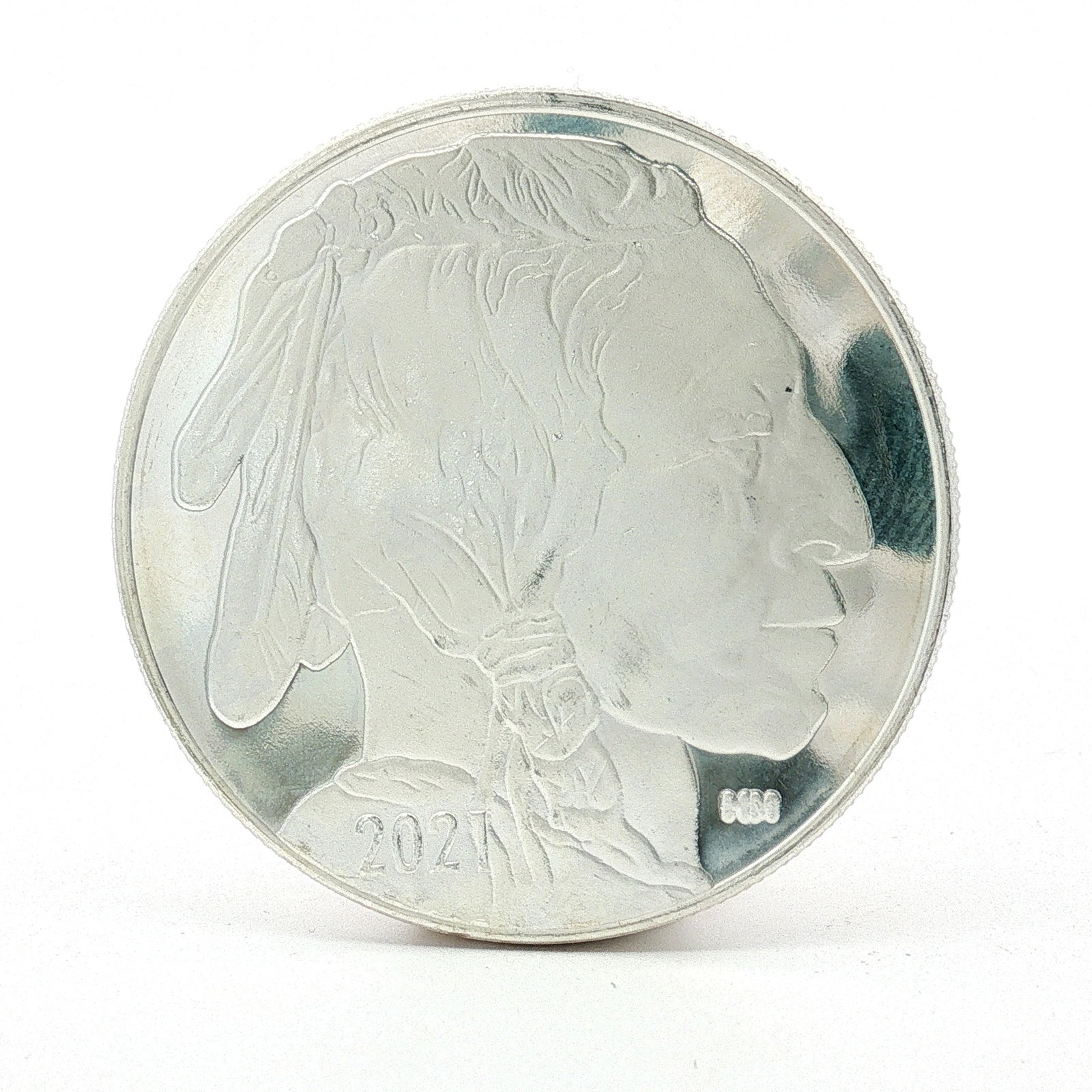 2021 Highland Mint 1 Troy Ounce Silver Bullion Round Coin (1 of 2)