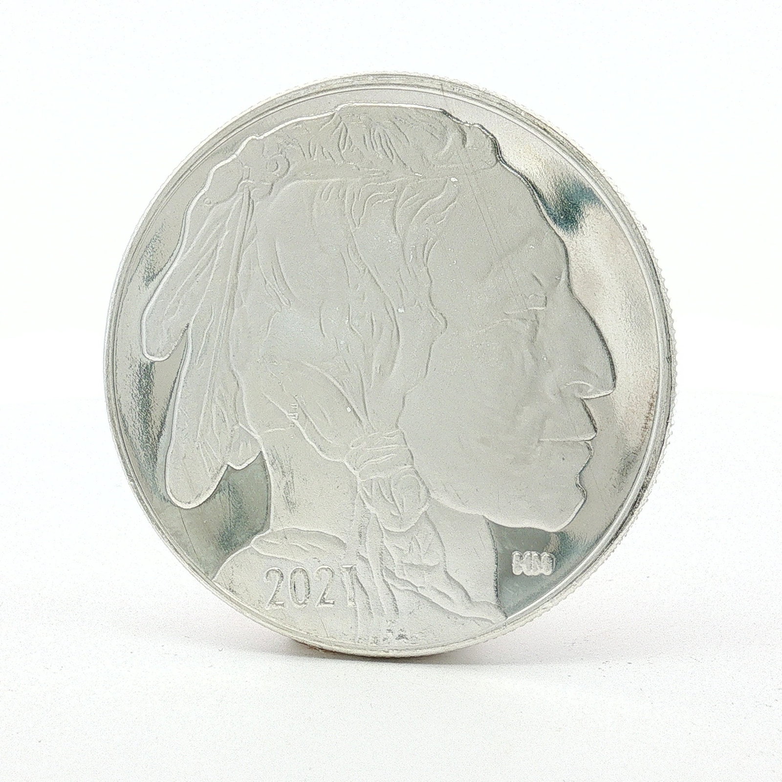2021 Highland Mint 1 Troy Ounce Silver Bullion Round Coin (1 of 2)