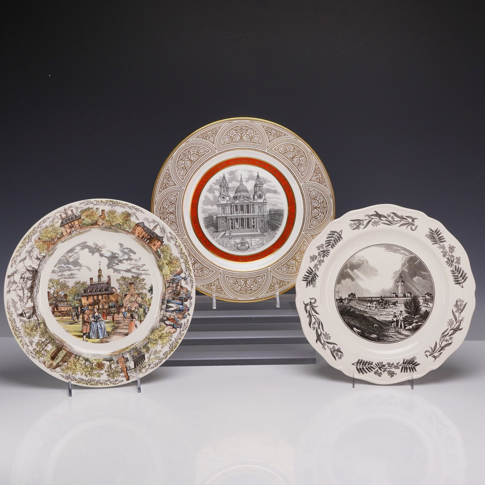 A Trio of Wedgwood Historical Commemorative Plates (1 of 3)