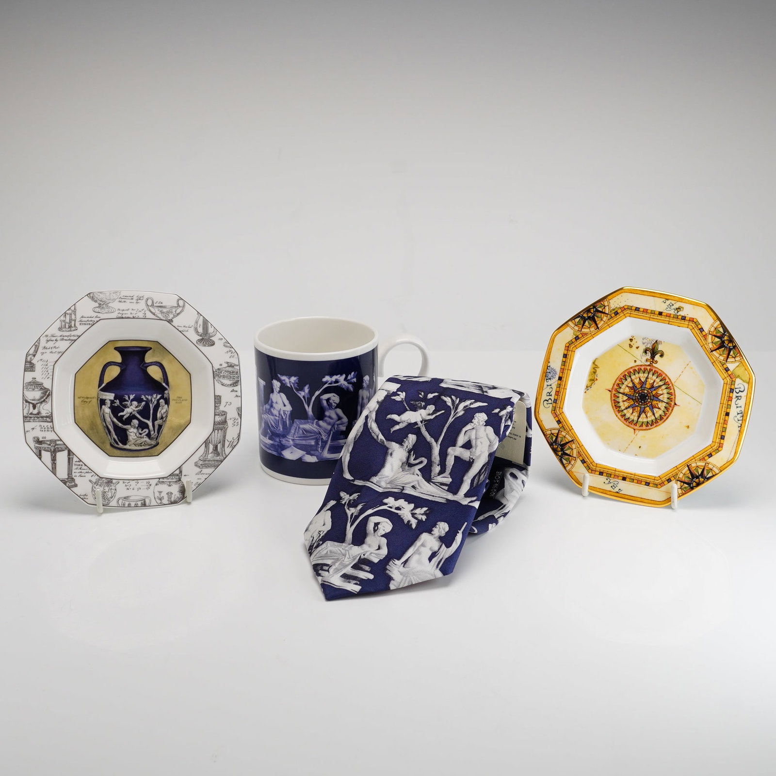 4pc Wedgwood Silk Tie, Mug, and Dishes (1 of 5)