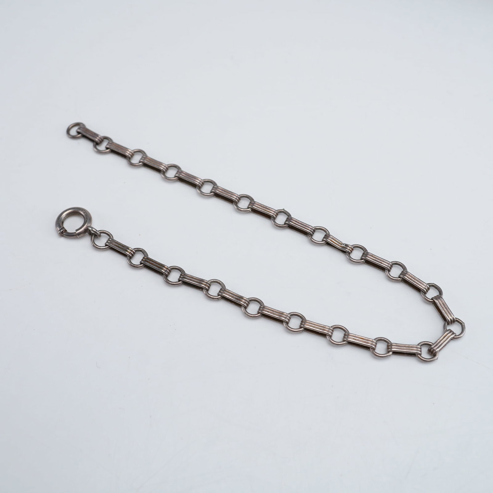 5pc Silver Chain Bracelets - 4