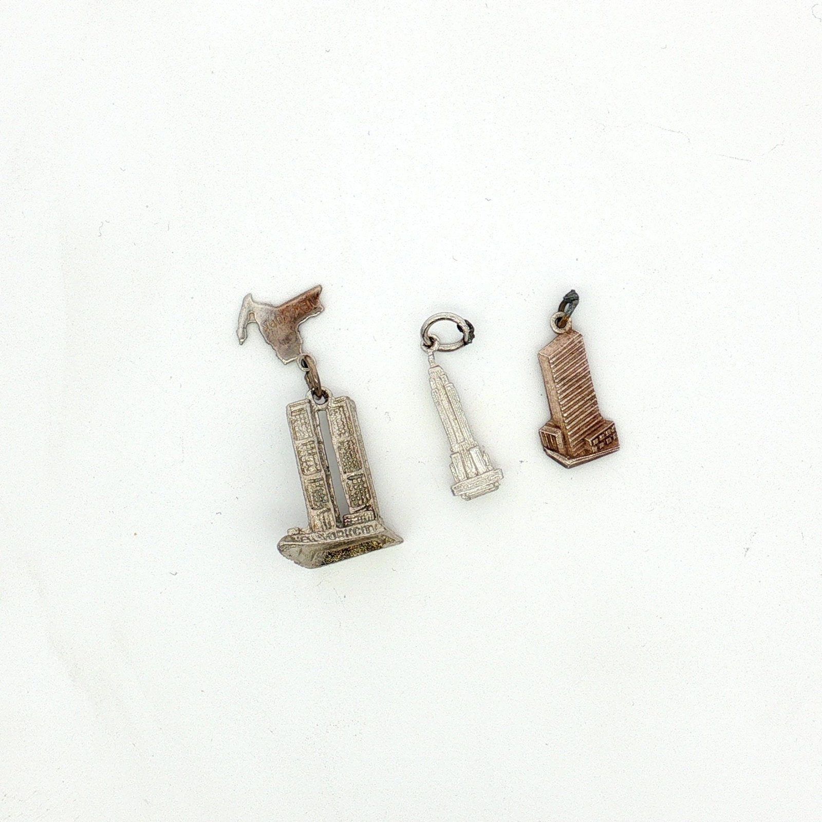 3pc Silver Miniature New York City Charms (1 of 4)