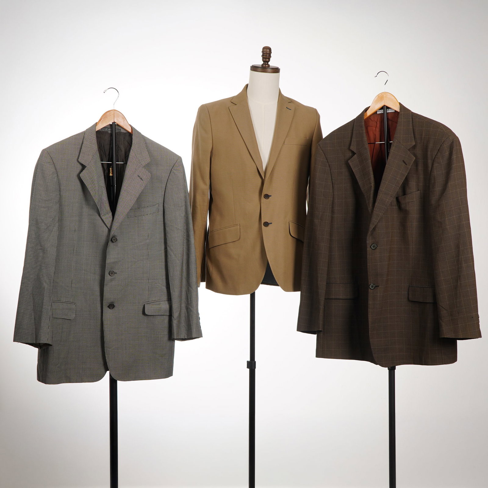 3pc Men's Sport Coats and Blazers Including Ermenegildo Zegna, El Ganso, and Covarra (1 of 3)