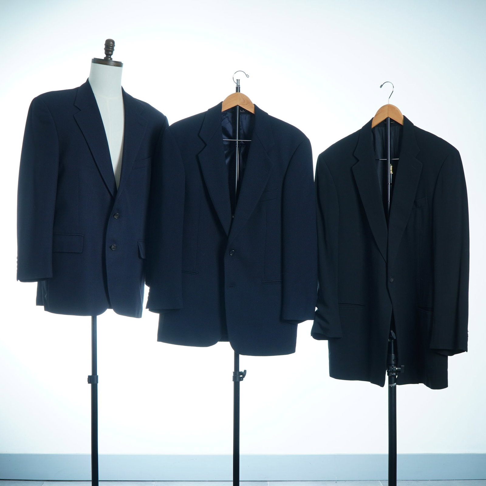 3pc Men's Designer Jackets including Polo Ralph Lauren, Hugo Boss, and Donna Karan, Size 42 (1 of 3)