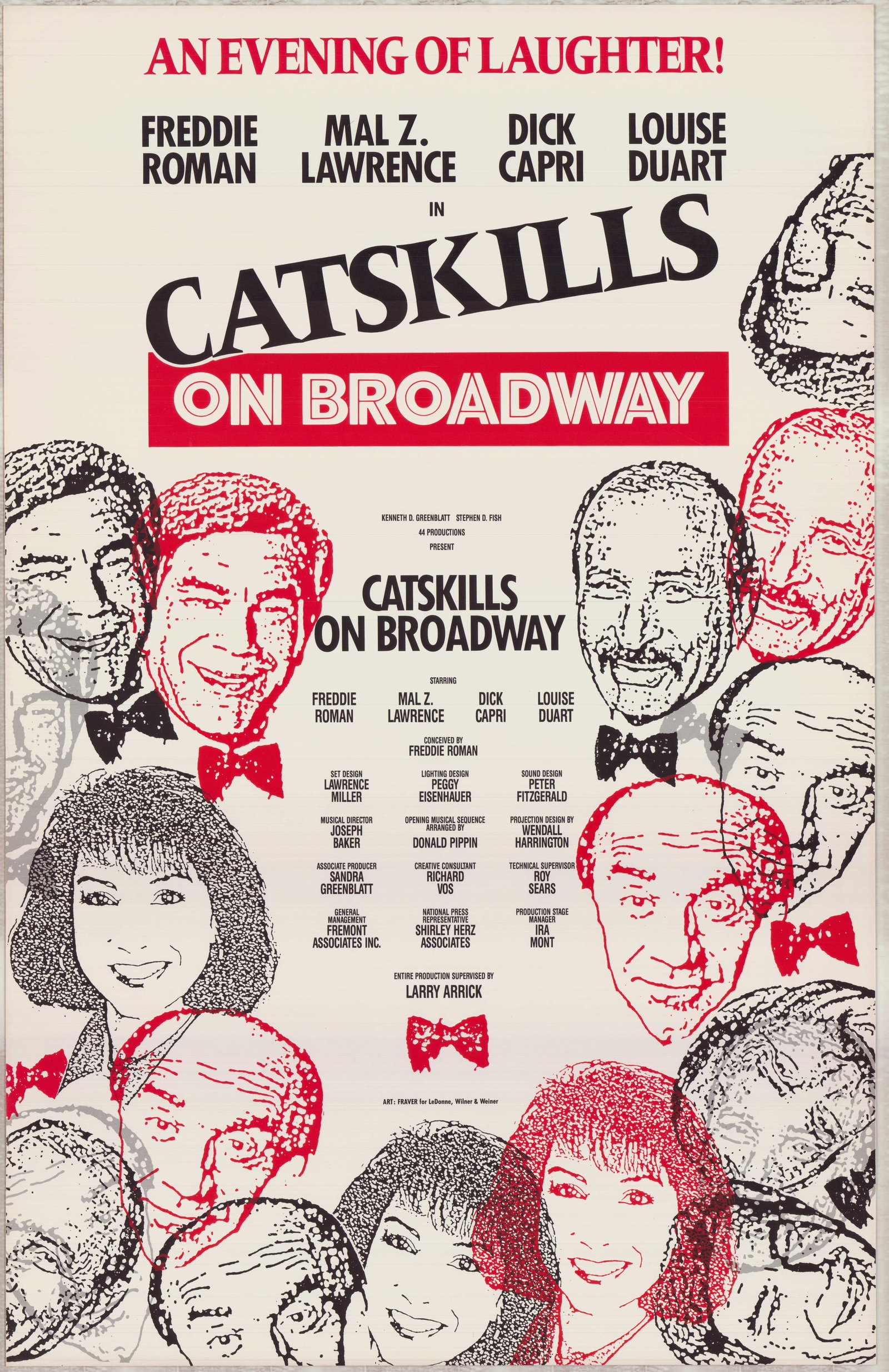 Catskills on Broadway by Fraver, Original Broadway Production Poster, 1991 (1 of 1)