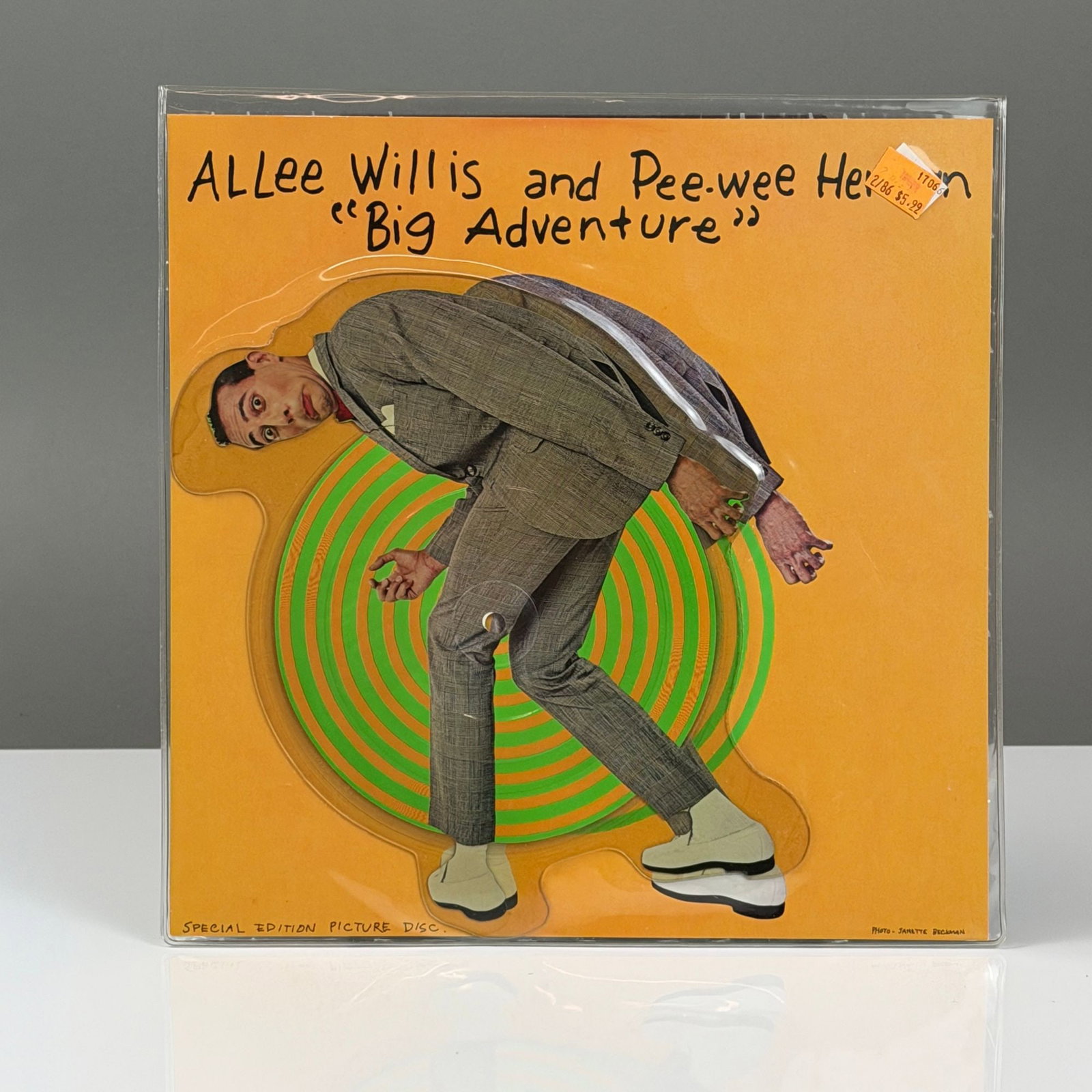 Allee Willis and Pee-wee Herman Big Adventure Special Edition Shaped 12 Inch Picture Disc Vinyl (1 of 4)
