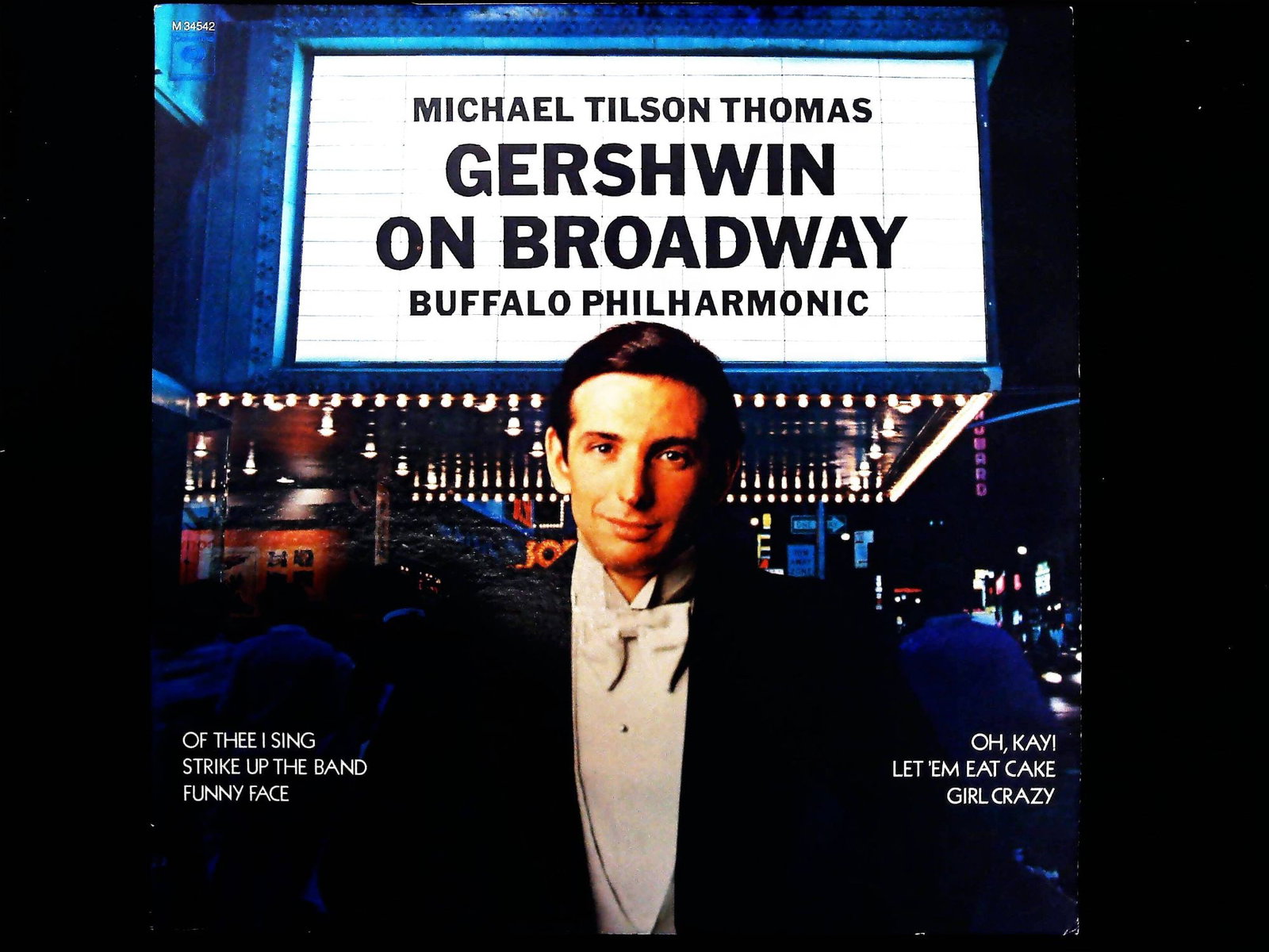 Michael Tilson Thomas Buffalo Philharmonic Gershwin On Broadway LP Record (1 of 3)