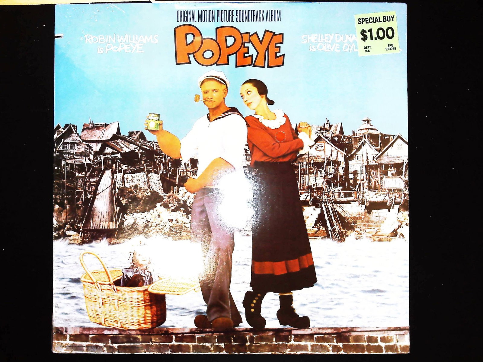 Popeye Original Motion Picture Soundtrack Vinyl LP Harry Nilsson 1980 (1 of 2)