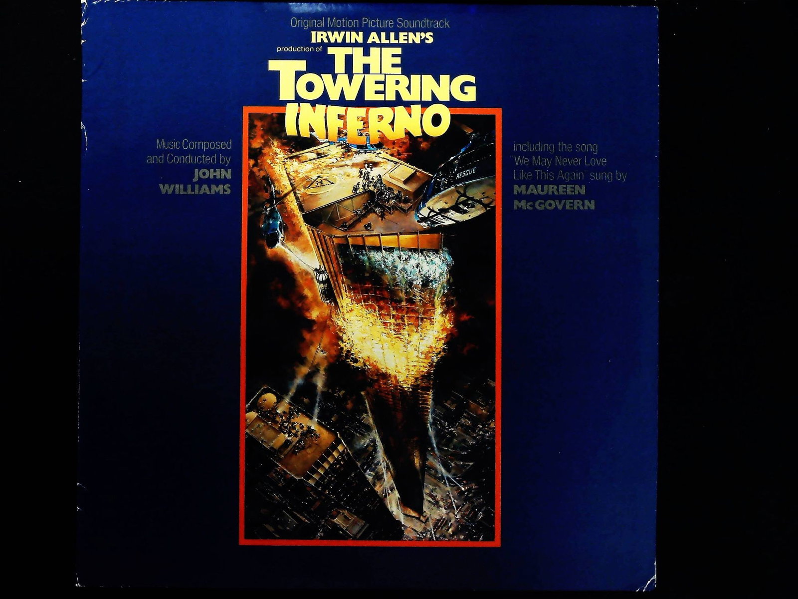 The Towering Inferno Original Motion Picture Soundtrack LP Record (1 of 3)