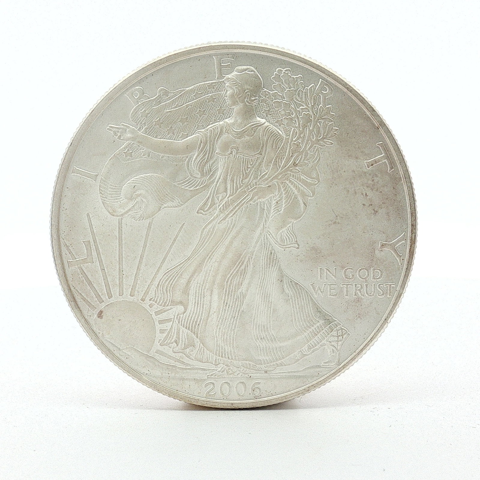 2006 U.S. American Silver One Dollar Eagle Coin (1 of 2)