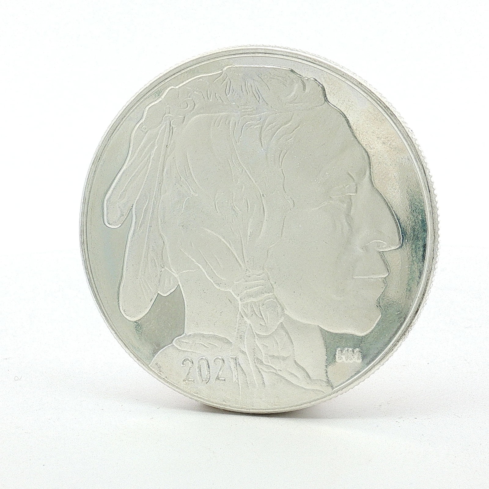 2021 Highland Mint 1 Troy Ounce Silver Bullion Round Coin (1 of 2)
