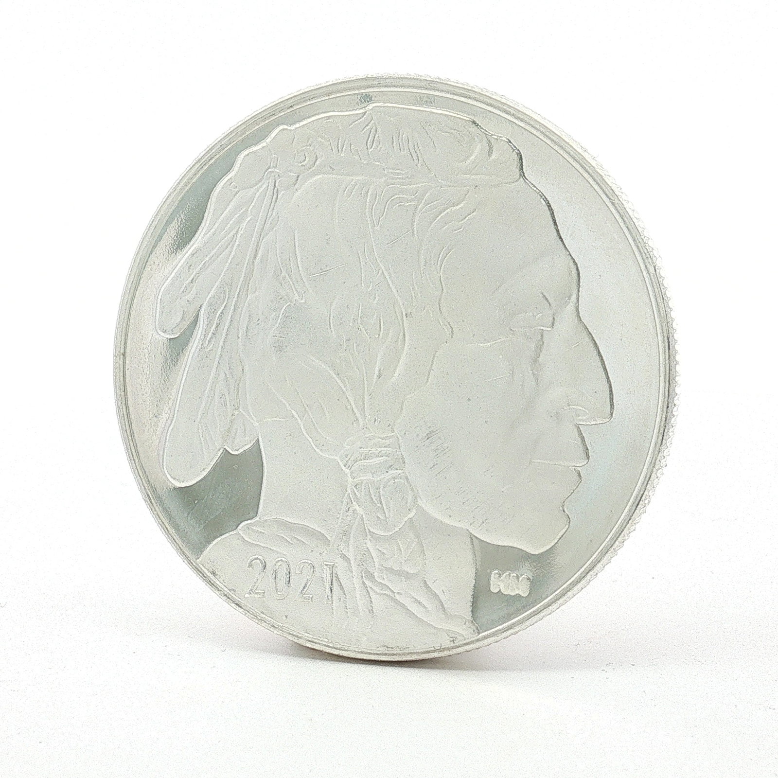 2021 Highland Mint 1 Troy Ounce Silver Bullion Round Coin (1 of 2)