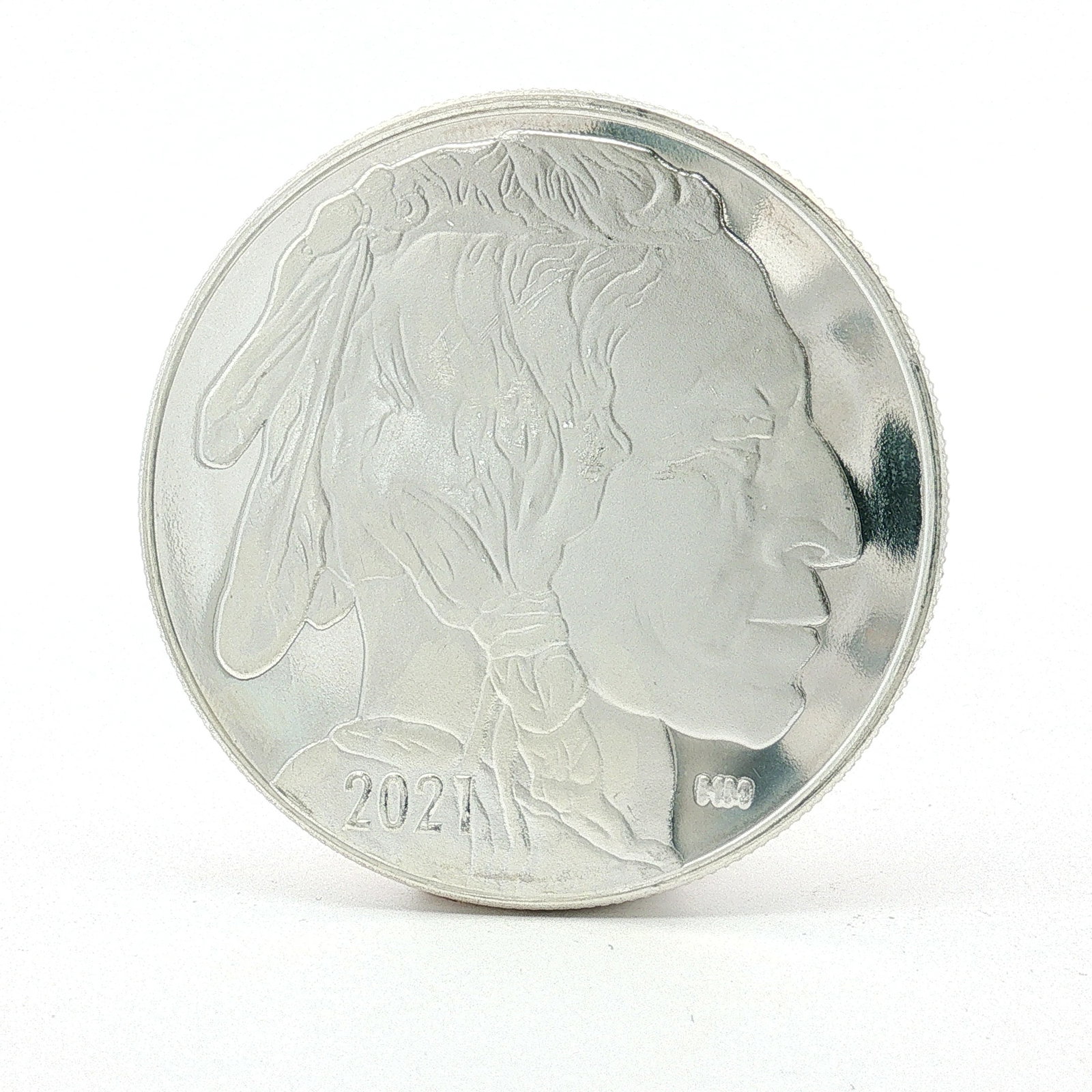 2021 Highland Mint 1 Troy Ounce Silver Bullion Round Coin (1 of 2)