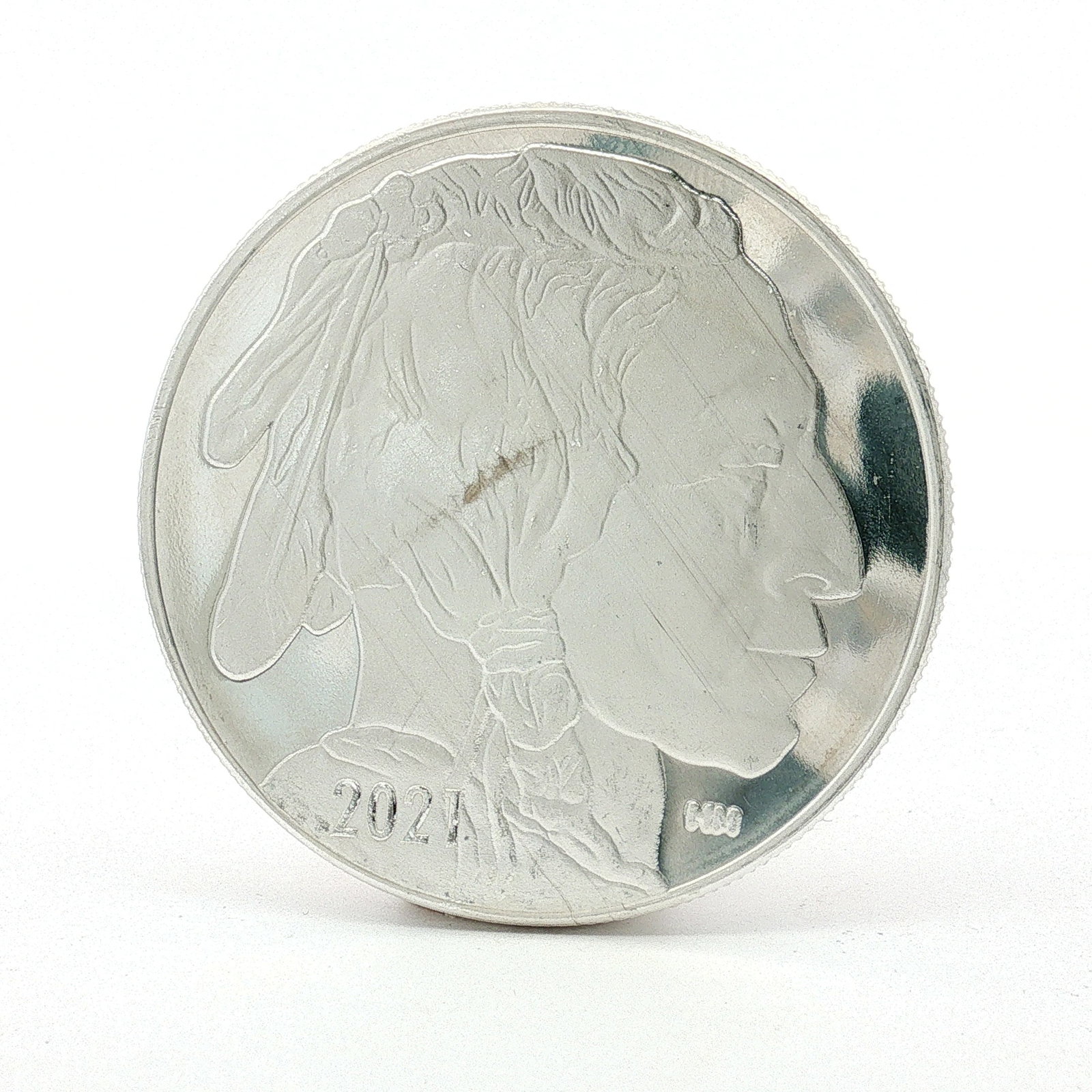 2021 Highland Mint 1 Troy Ounce Silver Bullion Round Coin (1 of 2)