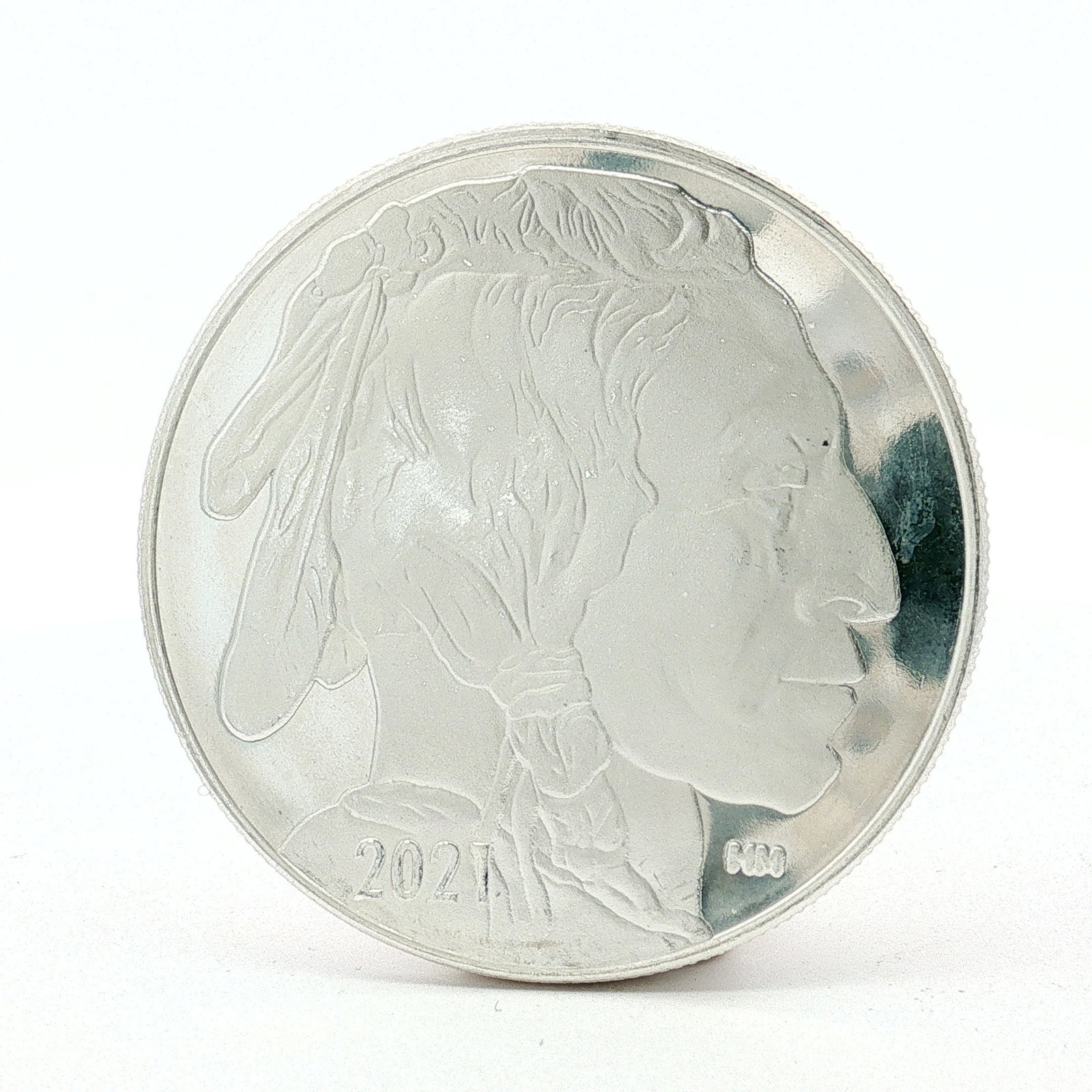 2021 Highland Mint 1 Troy Ounce Silver Bullion Round Coin (1 of 2)