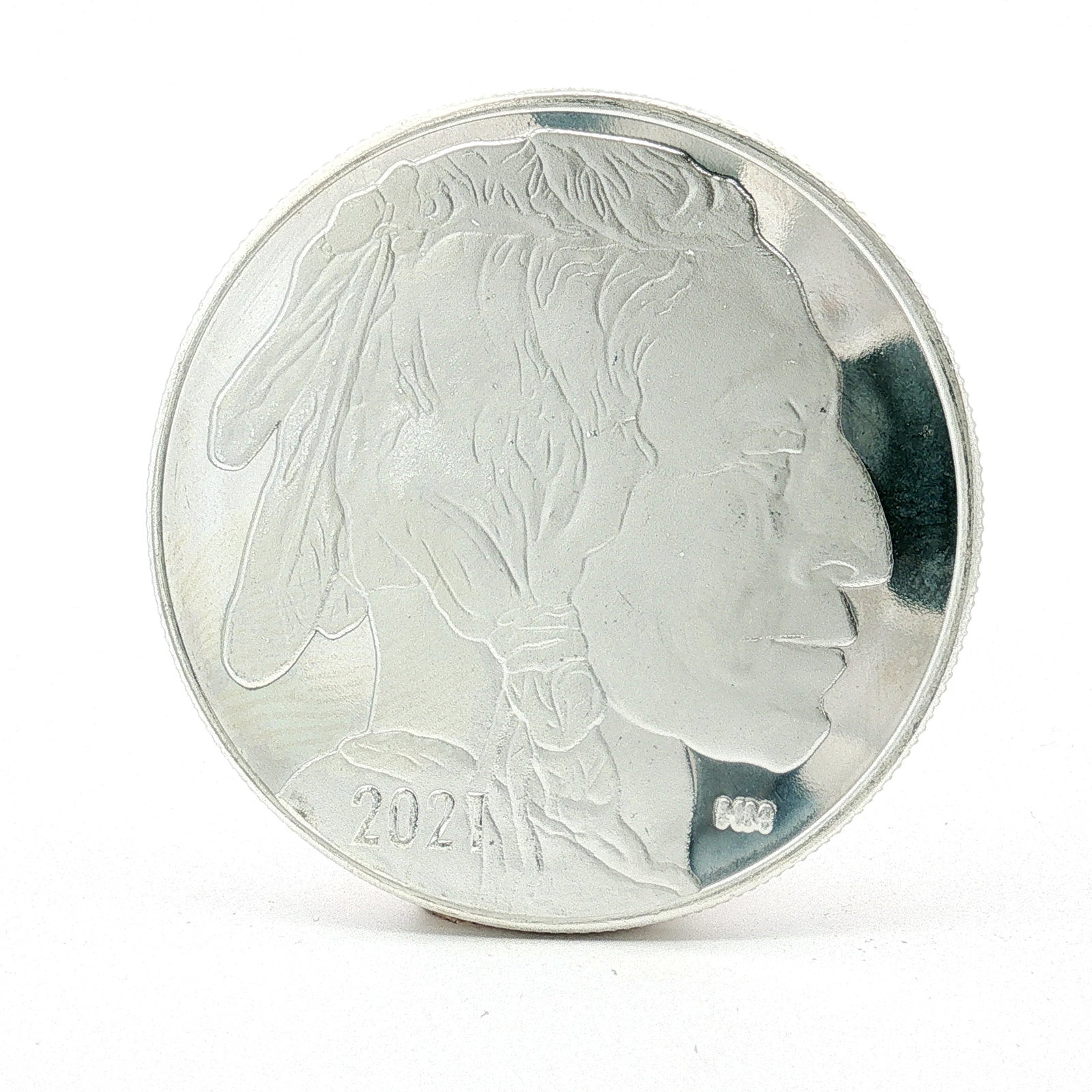 2021 Highland Mint 1 Troy Ounce Silver Bullion Round Coin (1 of 2)