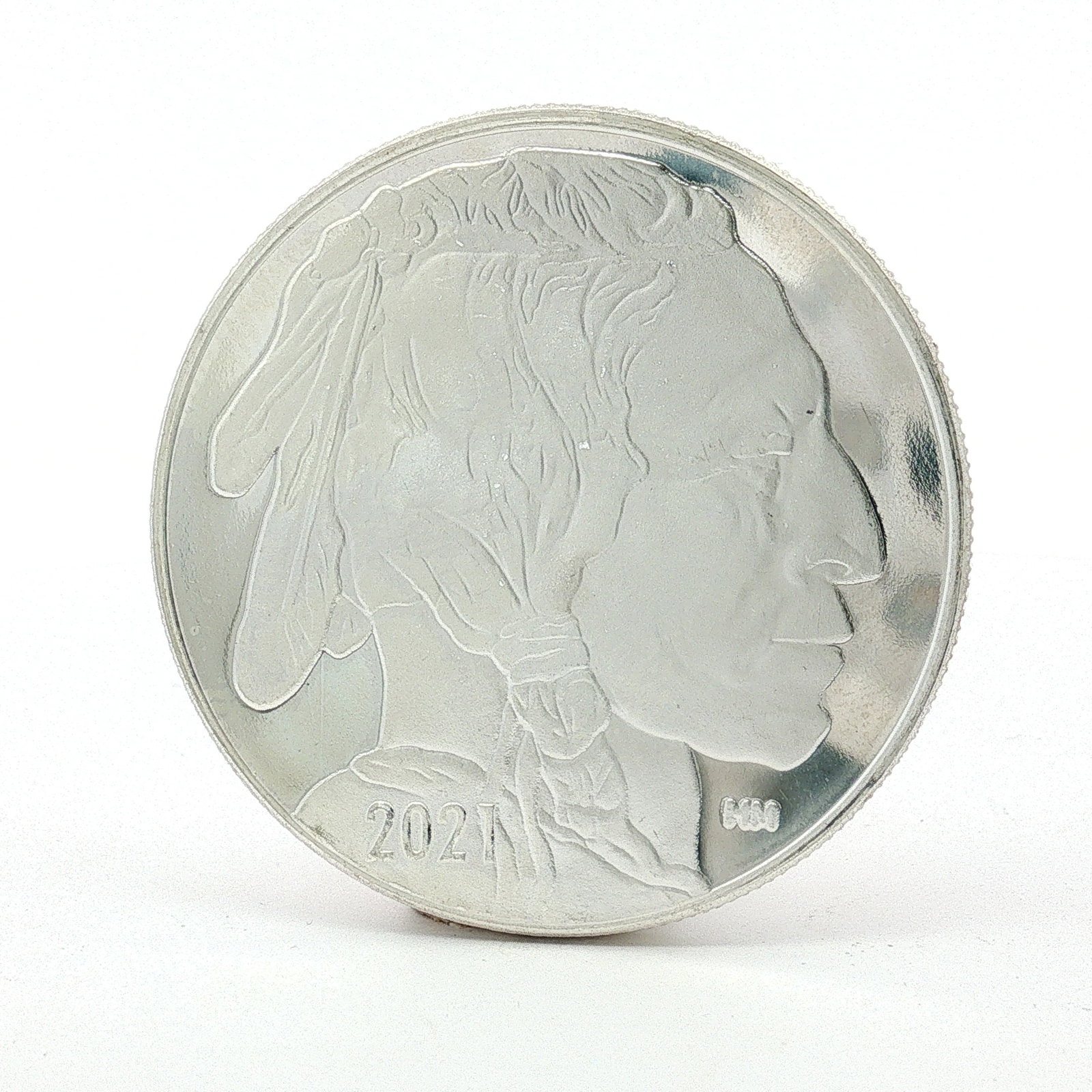 2021 Highland Mint 1 Troy Ounce Silver Bullion Round Coin (1 of 2)