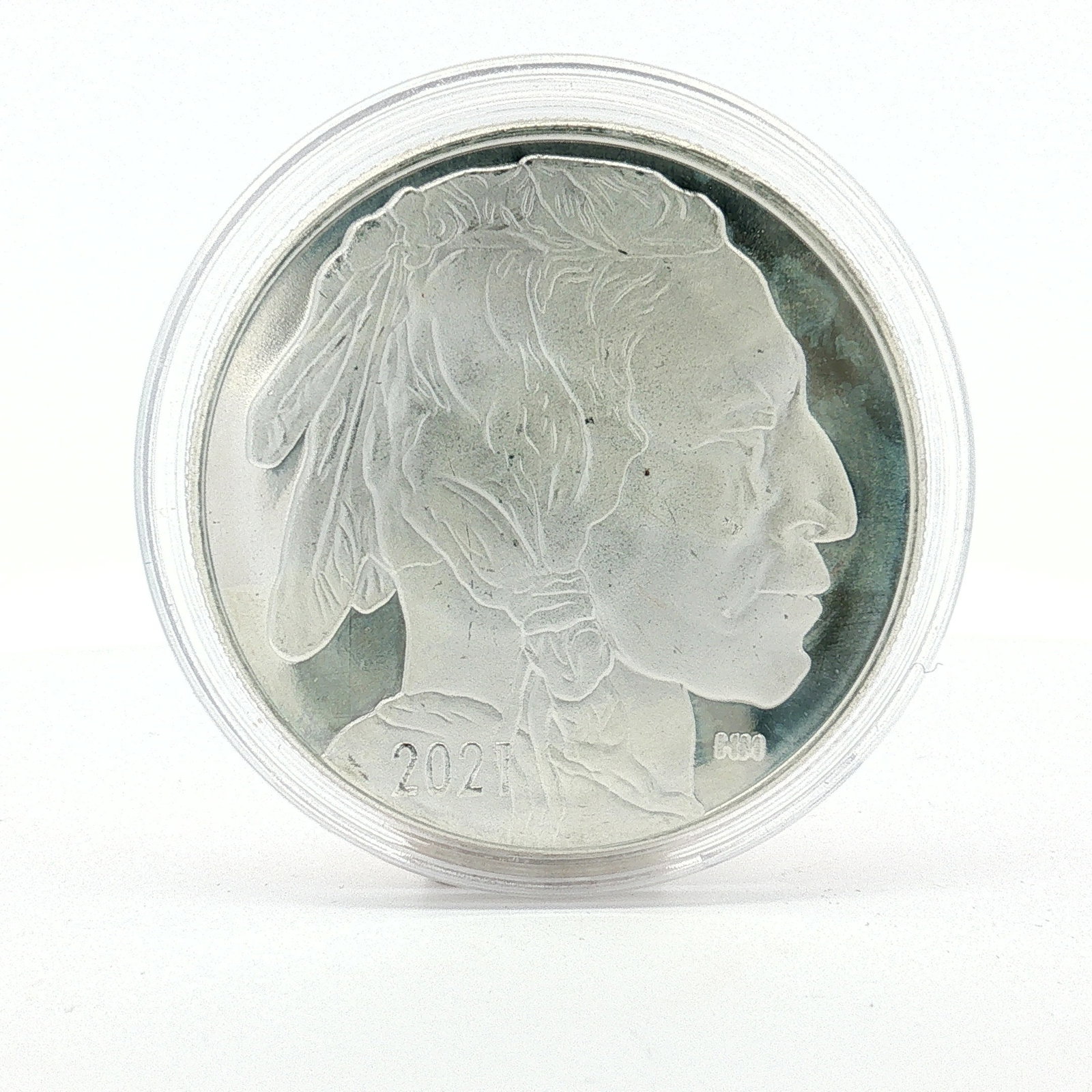 2021 Highland Mint 1 Troy Ounce Silver Bullion Round Coin (1 of 2)