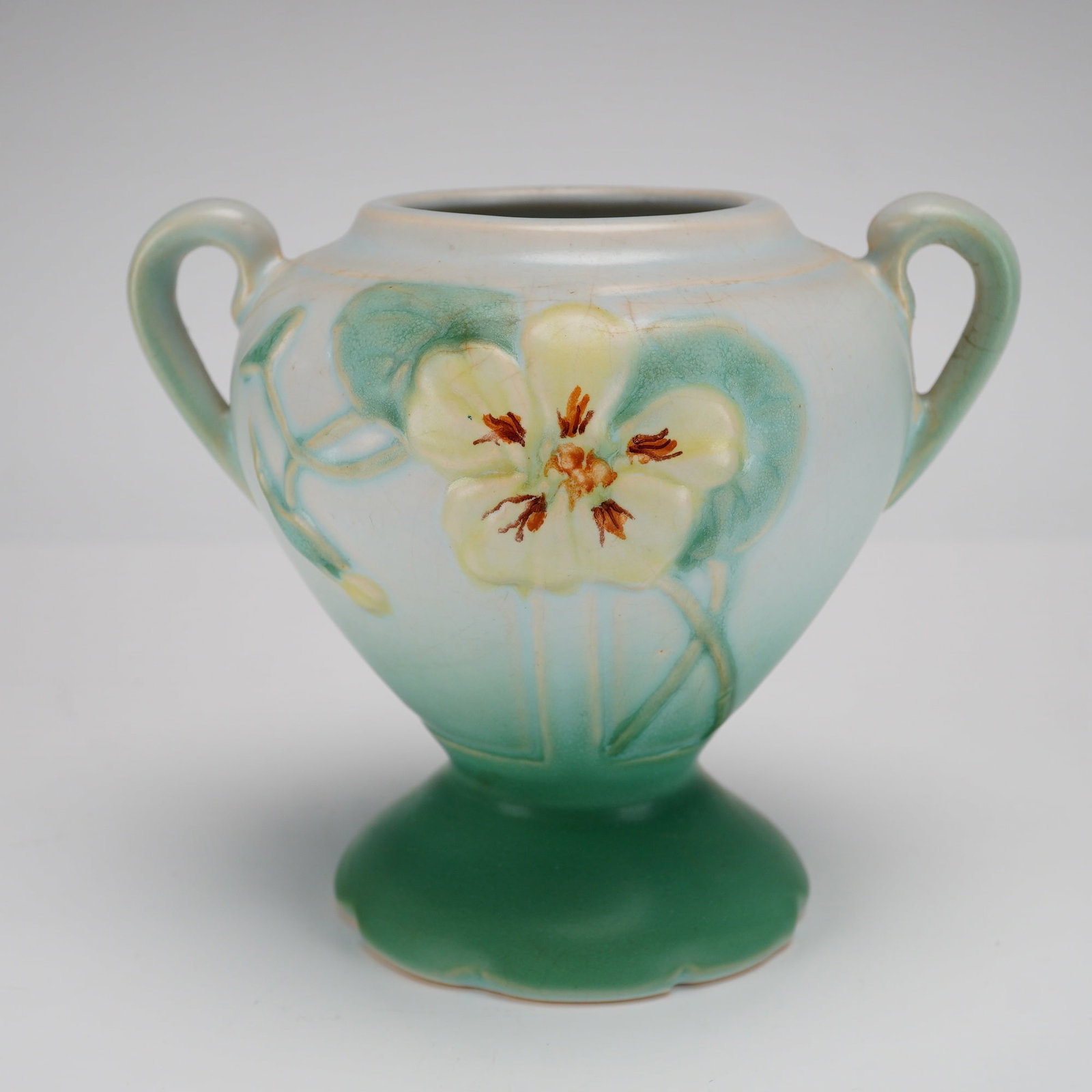 Weller Pottery Panella Double-Handled Vase (1 of 3)