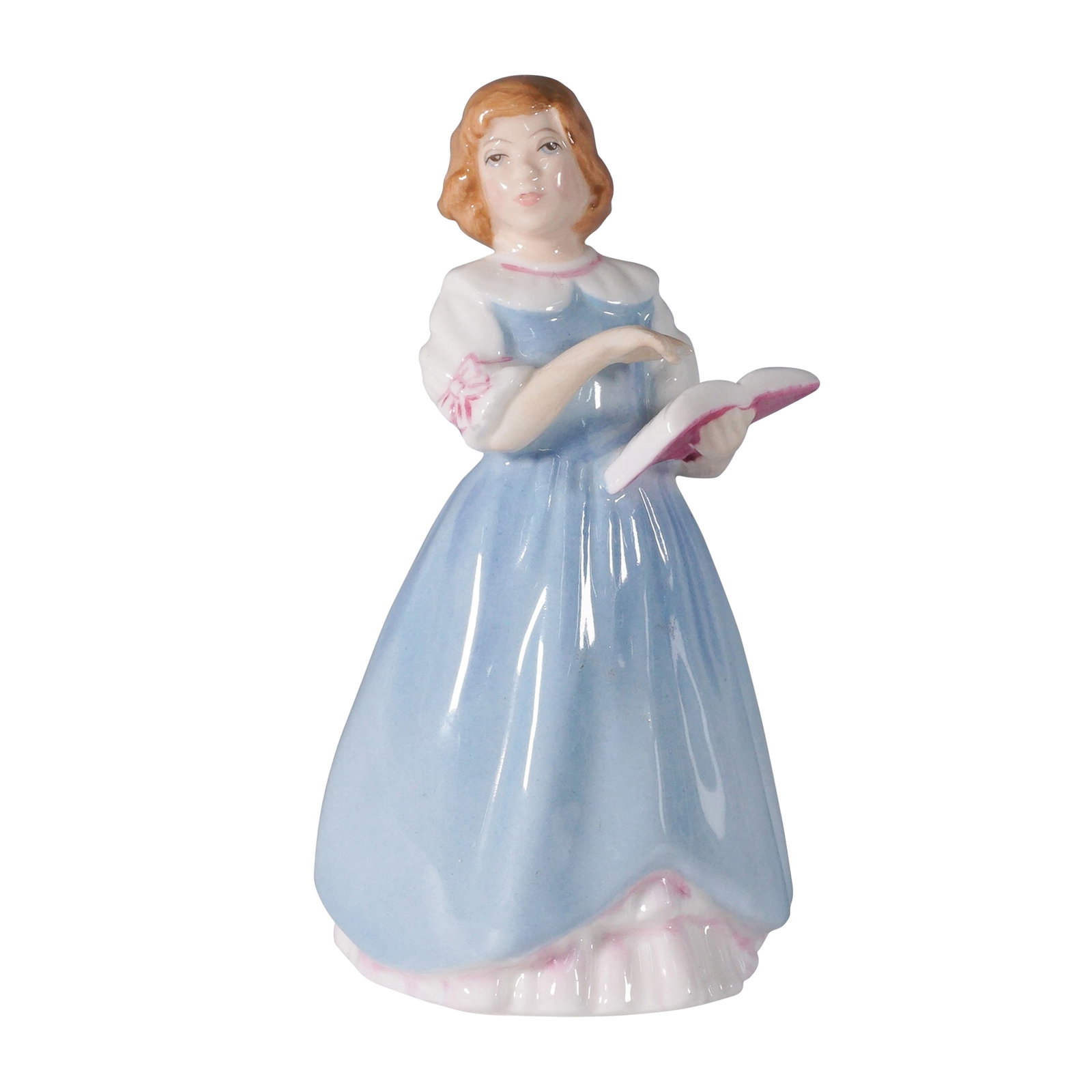 Royal Doulton First Recital Figurine HN3652: A charming Royal Doulton porcelain figurine titled First Recital, model number HN3652. Designed by Nada Pedley and issued in 1994, this beautifully hand-painted figurine captures the innocence and joy