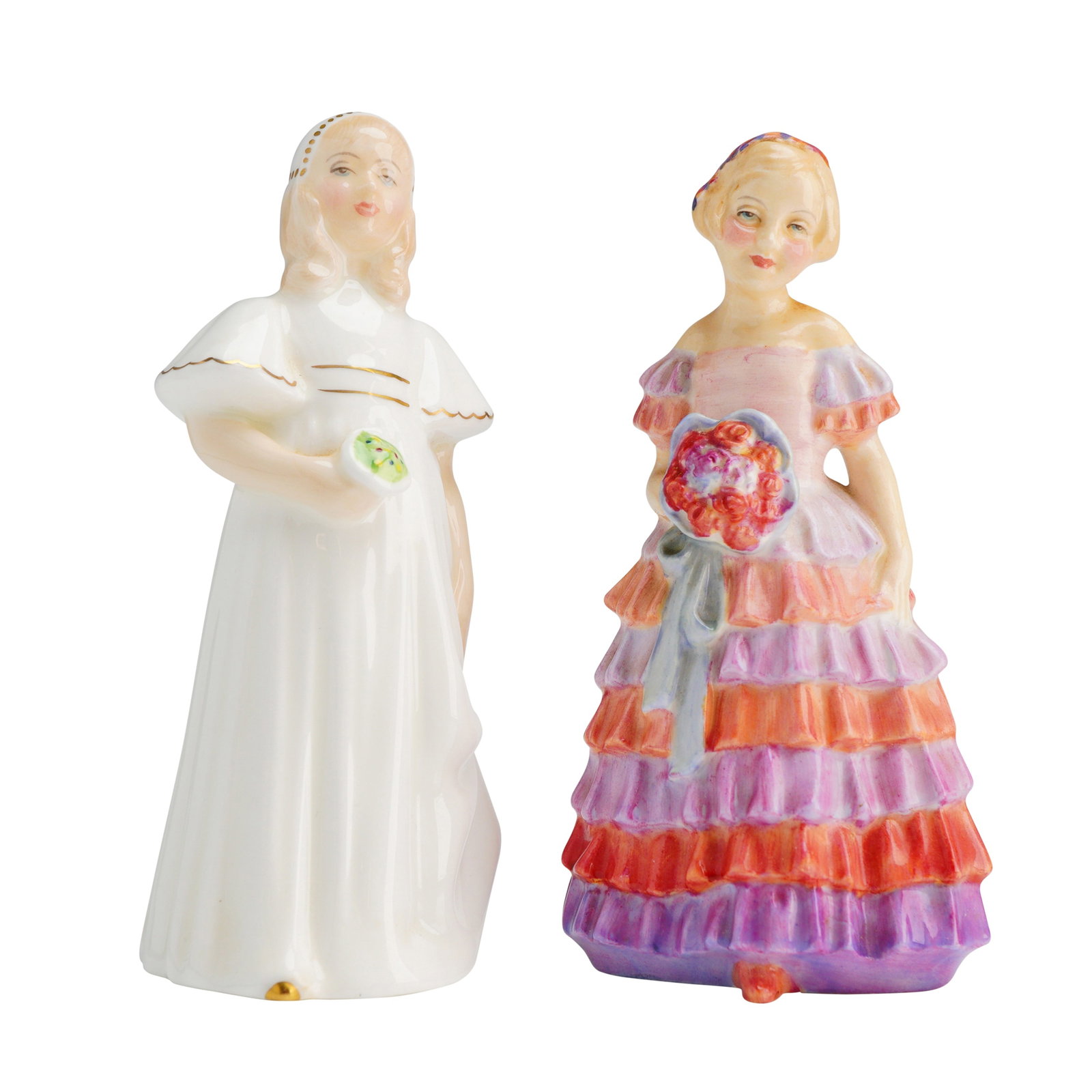 2pc Royal Doulton Bridesmaid Figurines HN1433 and HN2874 (1 of 4)