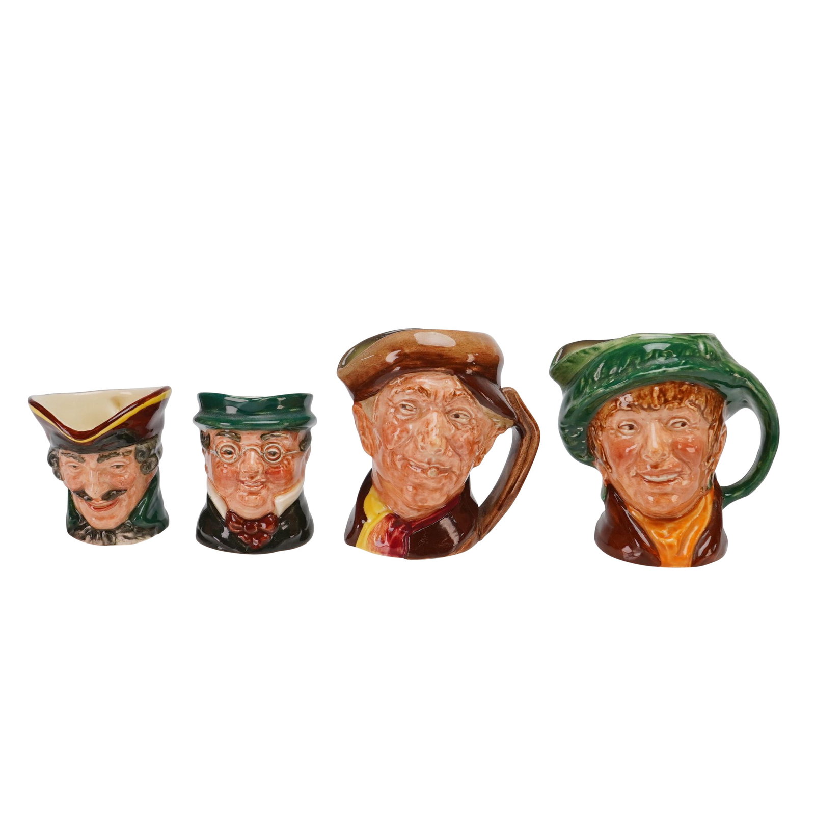 4pc Royal Doulton Small and Mini Character Jugs Collection (1 of 3)