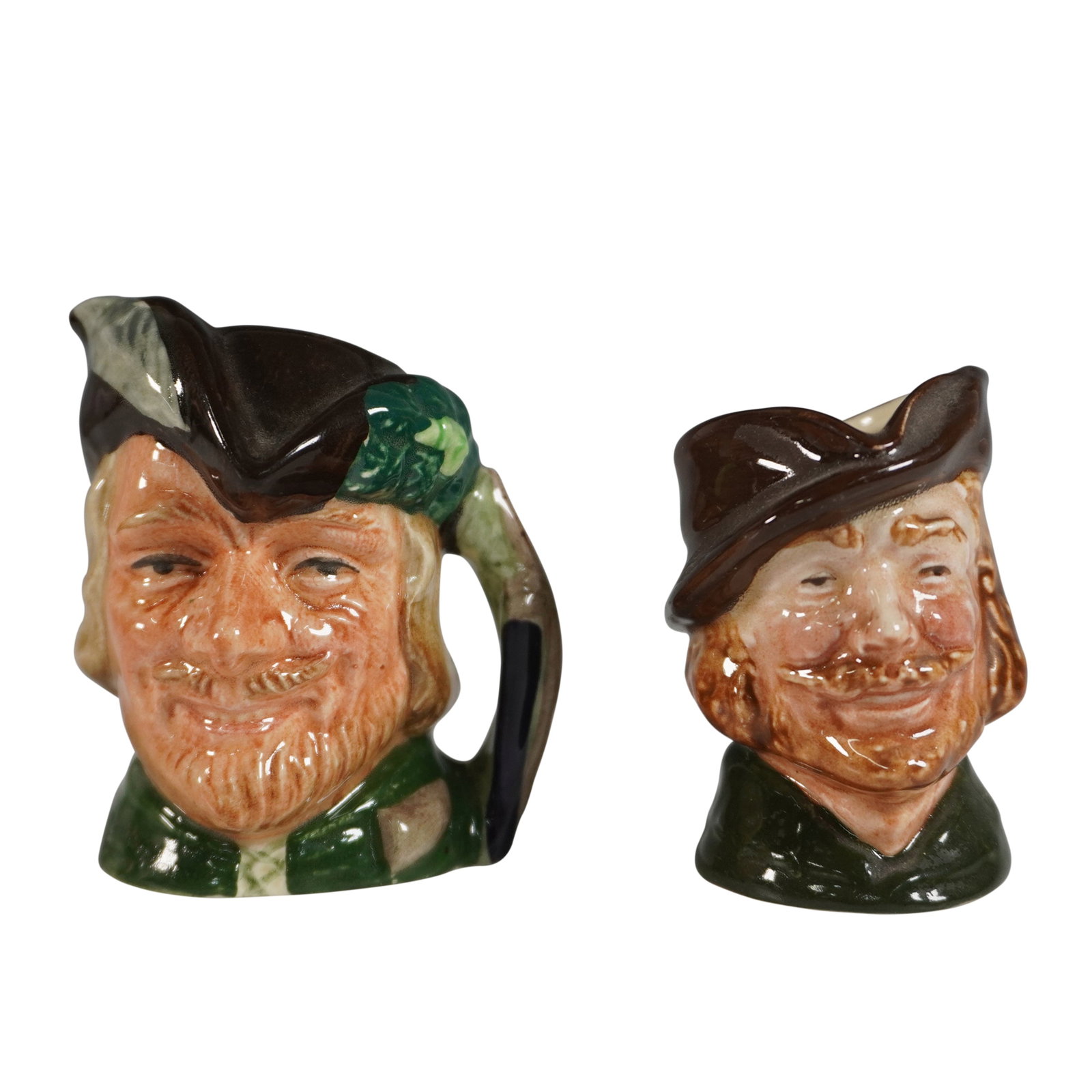 2pc Royal Doulton Character Jug Grouping, Robin Hood (1 of 3)