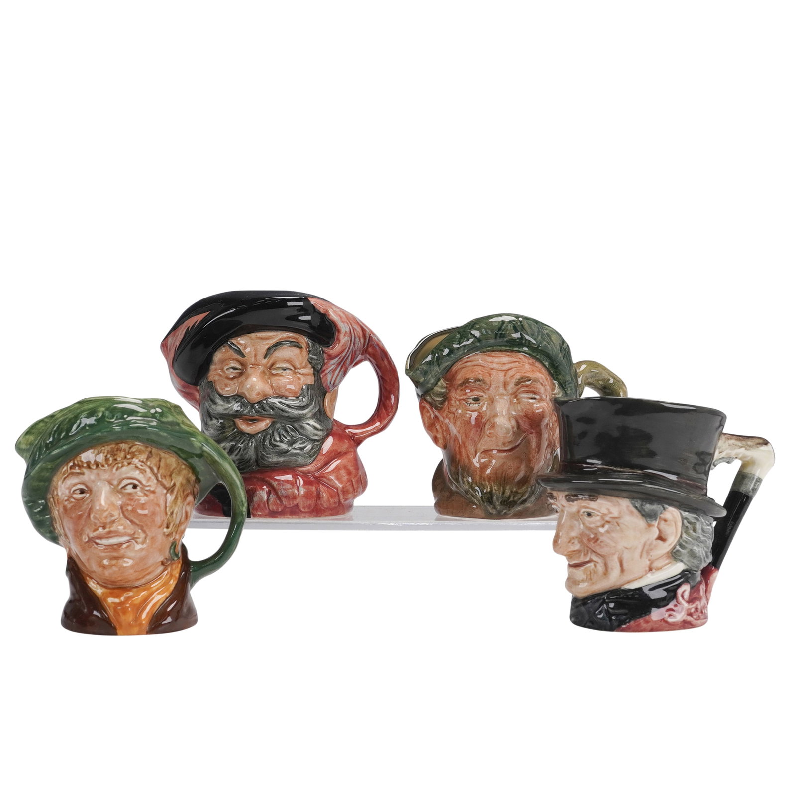 4pc Royal Doulton 3 Small Character Jugs + Falstaff Lighter D6385 (1 of 5)