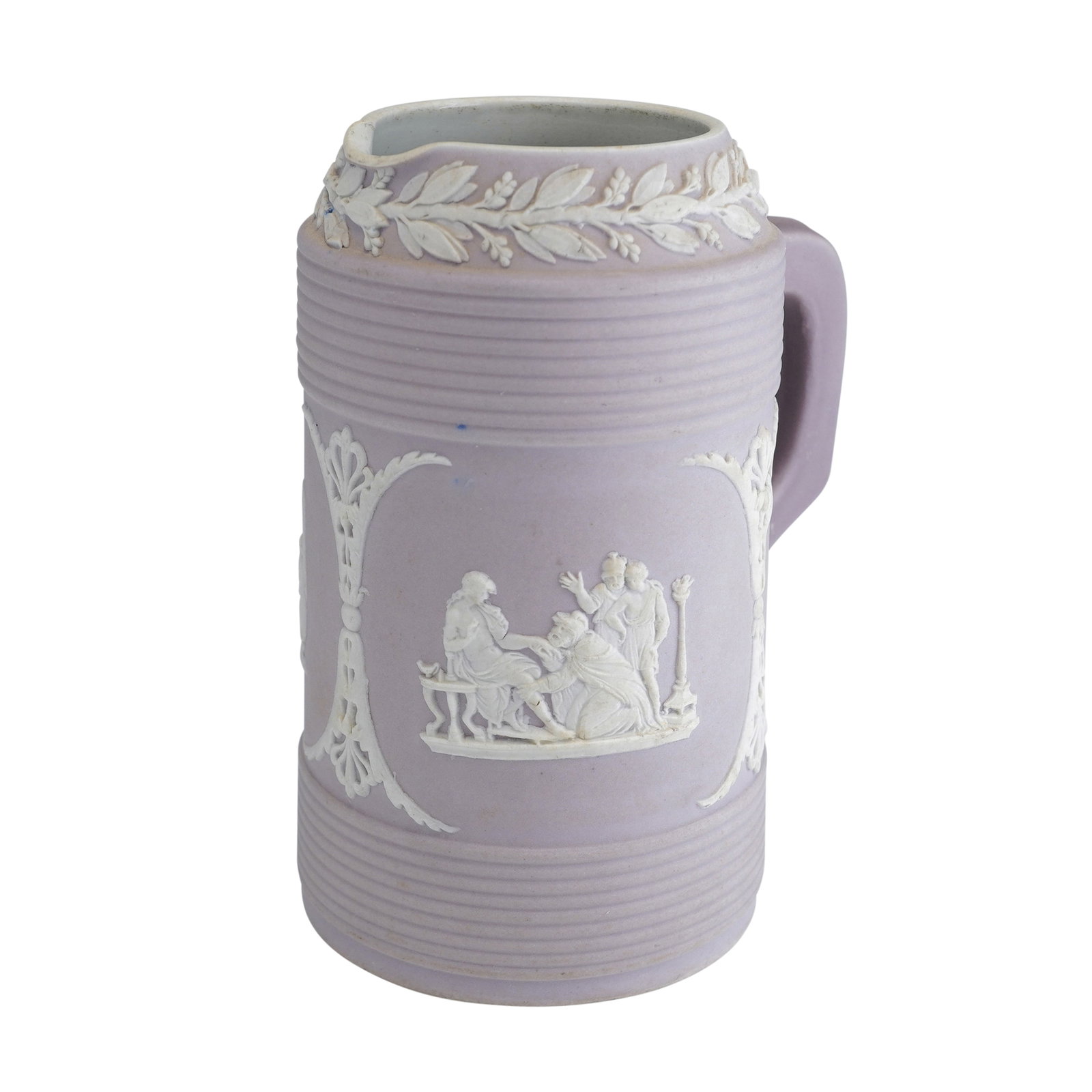 Wedgwood Lilac Jasperware Pitcher (1 of 4)