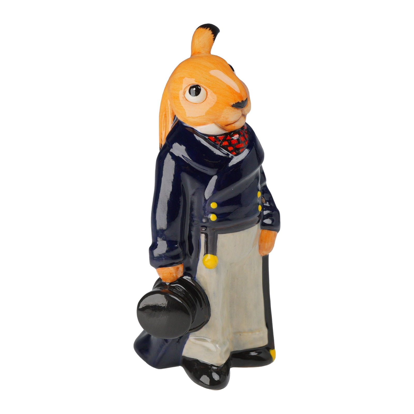 Rare Royal Doulton Bunnykins Colorway Exclusive Figurine, Huntsman (1 of 3)