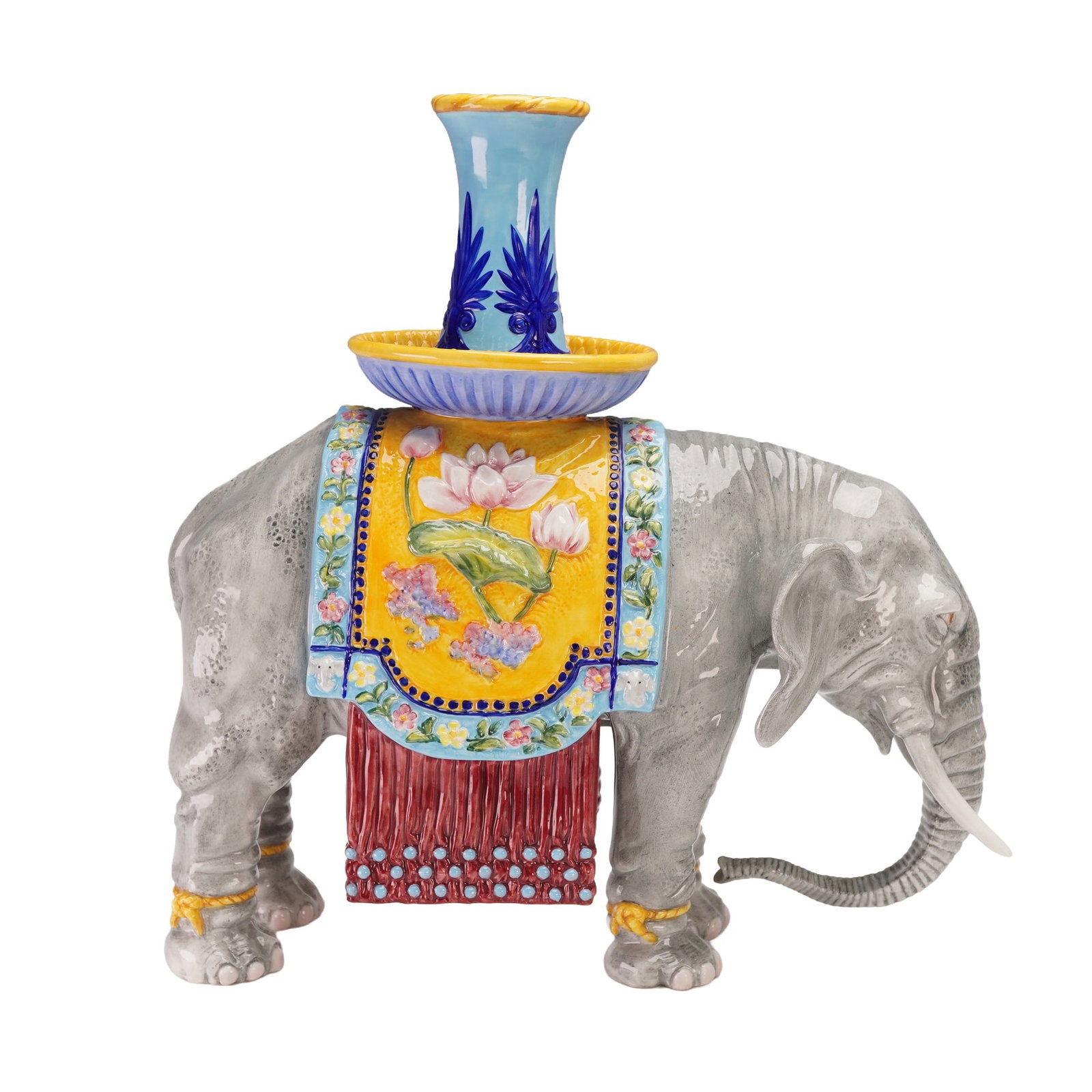 Royal Doulton Prototype Figurine Candlestick, Elephant (1 of 4)