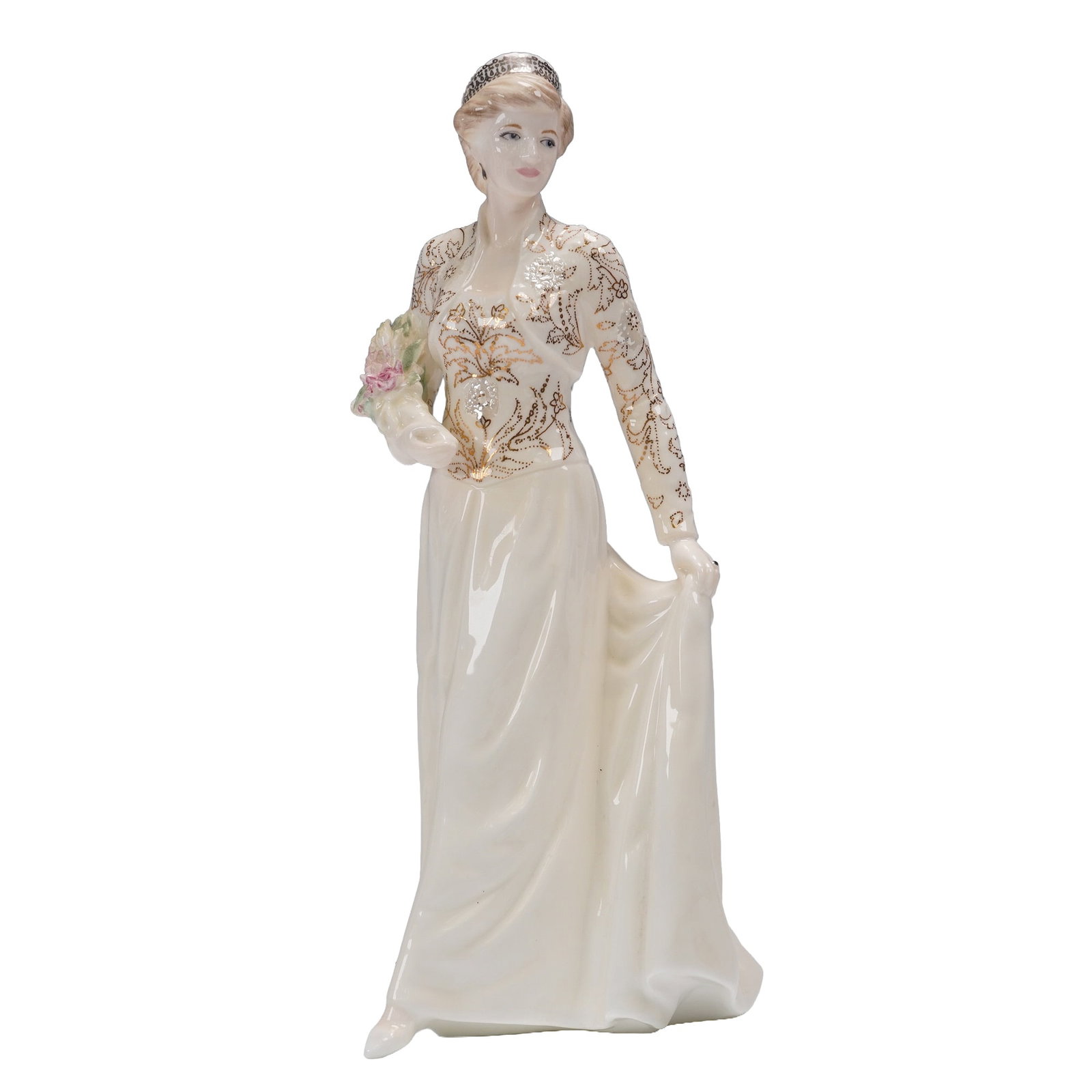 Coalport Bone China Figurine, Diana The Jewel In The Crown (1 of 5)