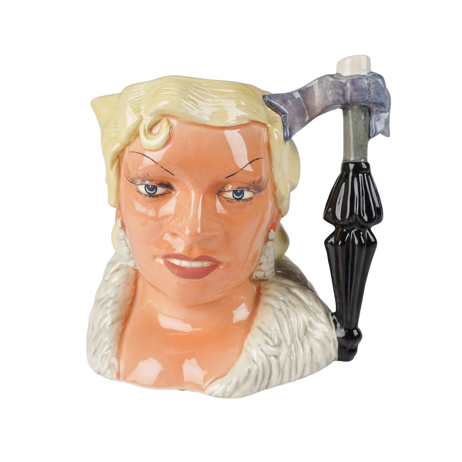 Royal Doulton Prototype Large Character Jug, Mae West (1 of 5)