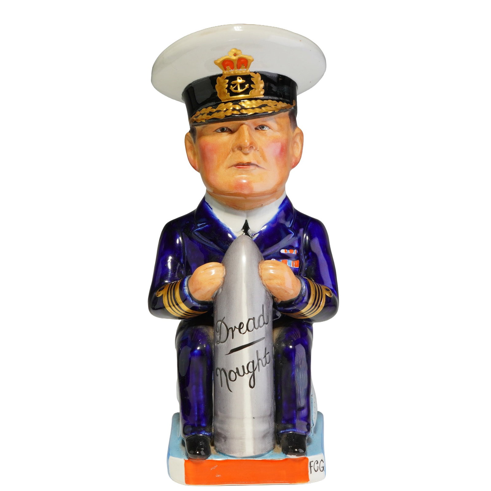 Royal Staffordshire Pottery Wilkinson Toby Jug, Admiral David Beatty (1 of 6)